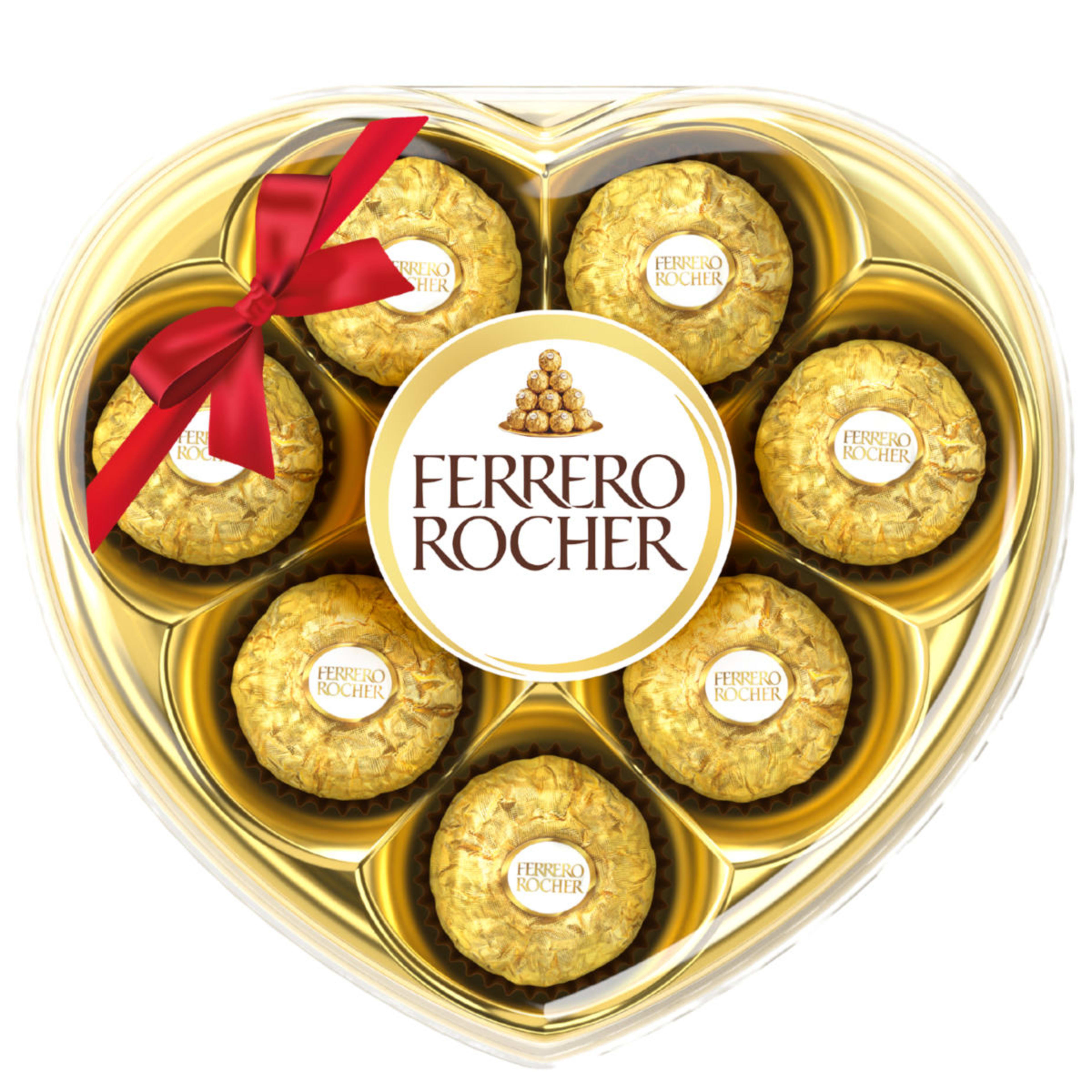 1 8 Piece Ferrero Rocher Gift Box Heart 100g, 1 of 5