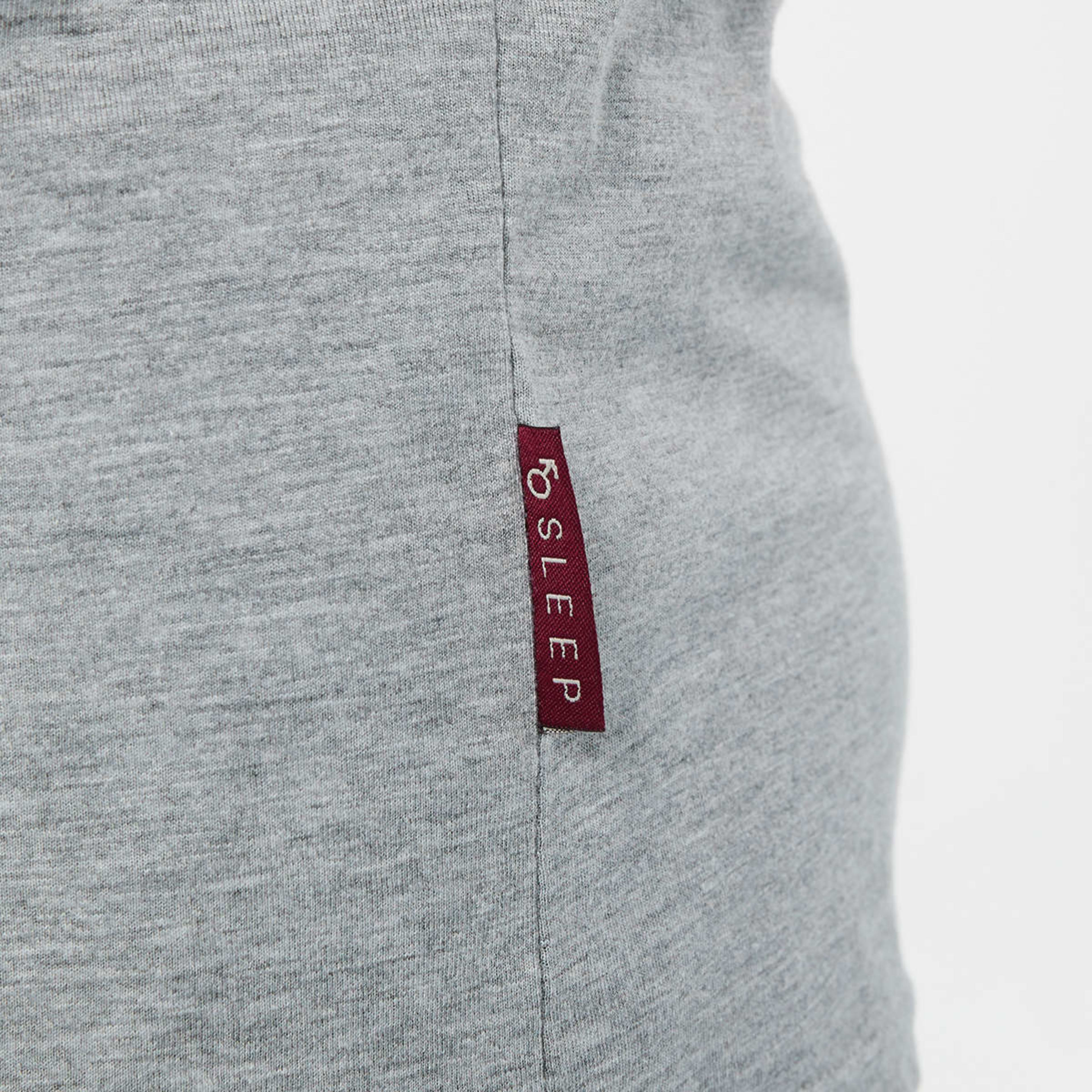 5 Short Sleeve Modal Blend Sleep Top Mid Grey Marle, 5 of 5