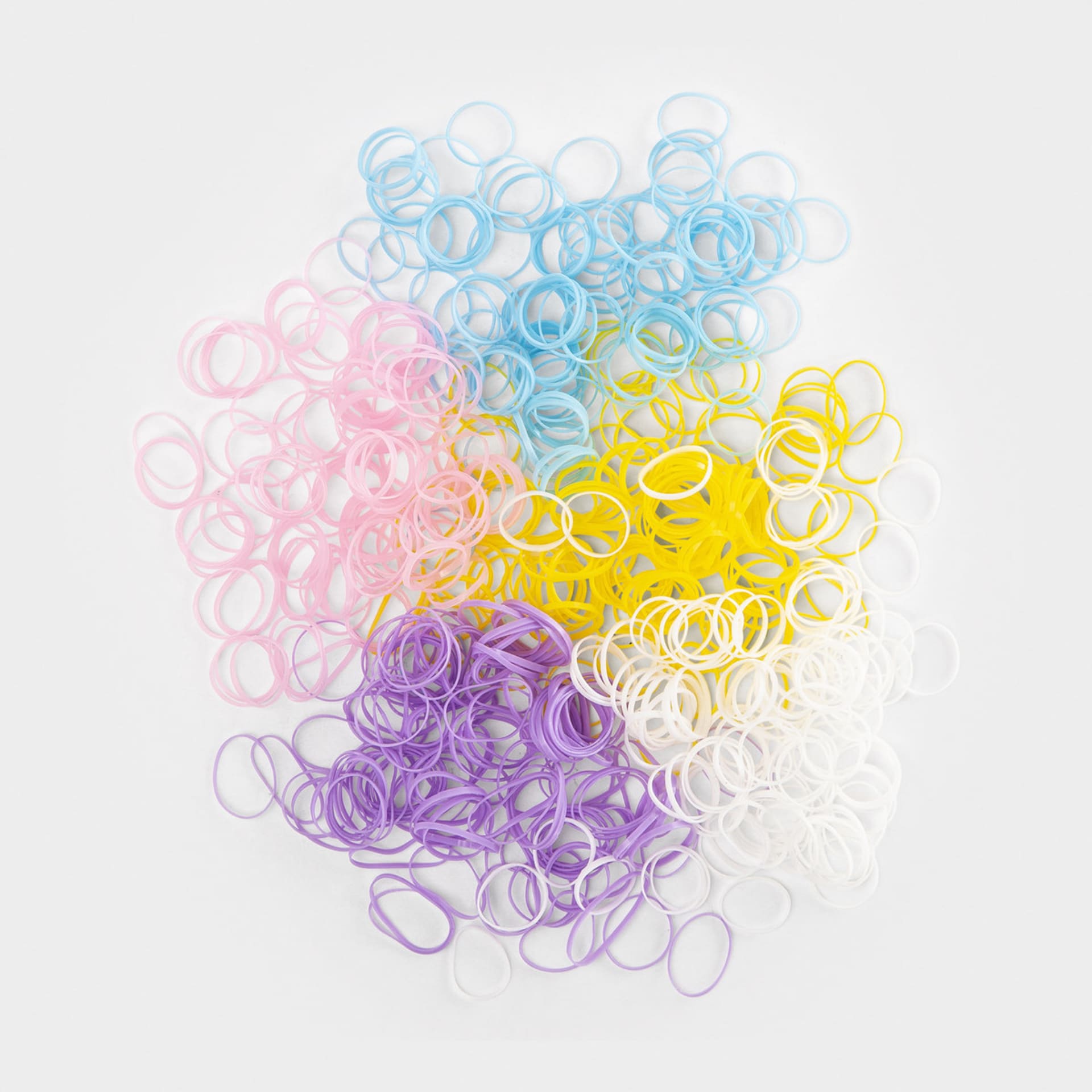 Silicone Hair Ties Rainbow Kmart
