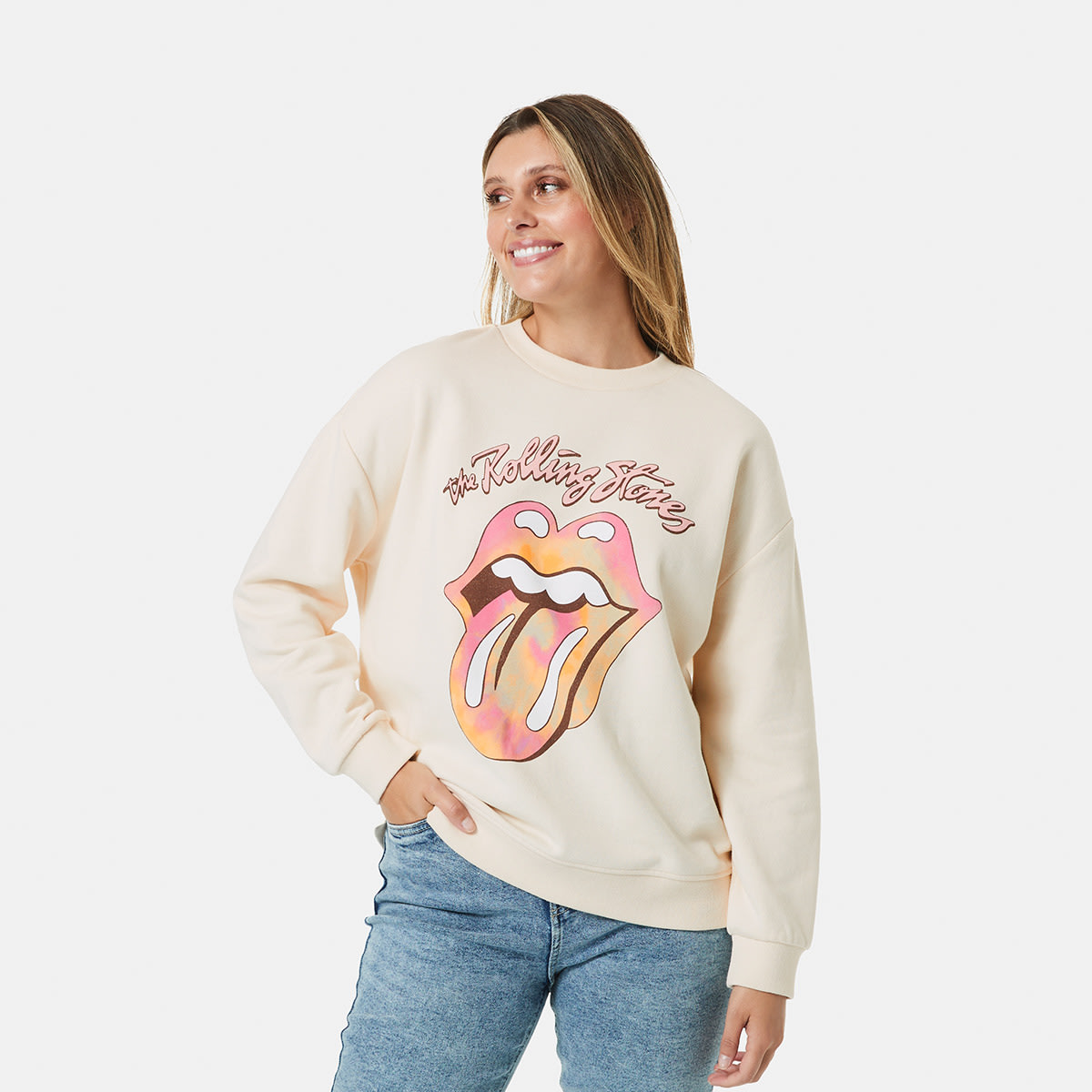 Long Sleeve The Rolling Stones License Sweatshirt Kmart