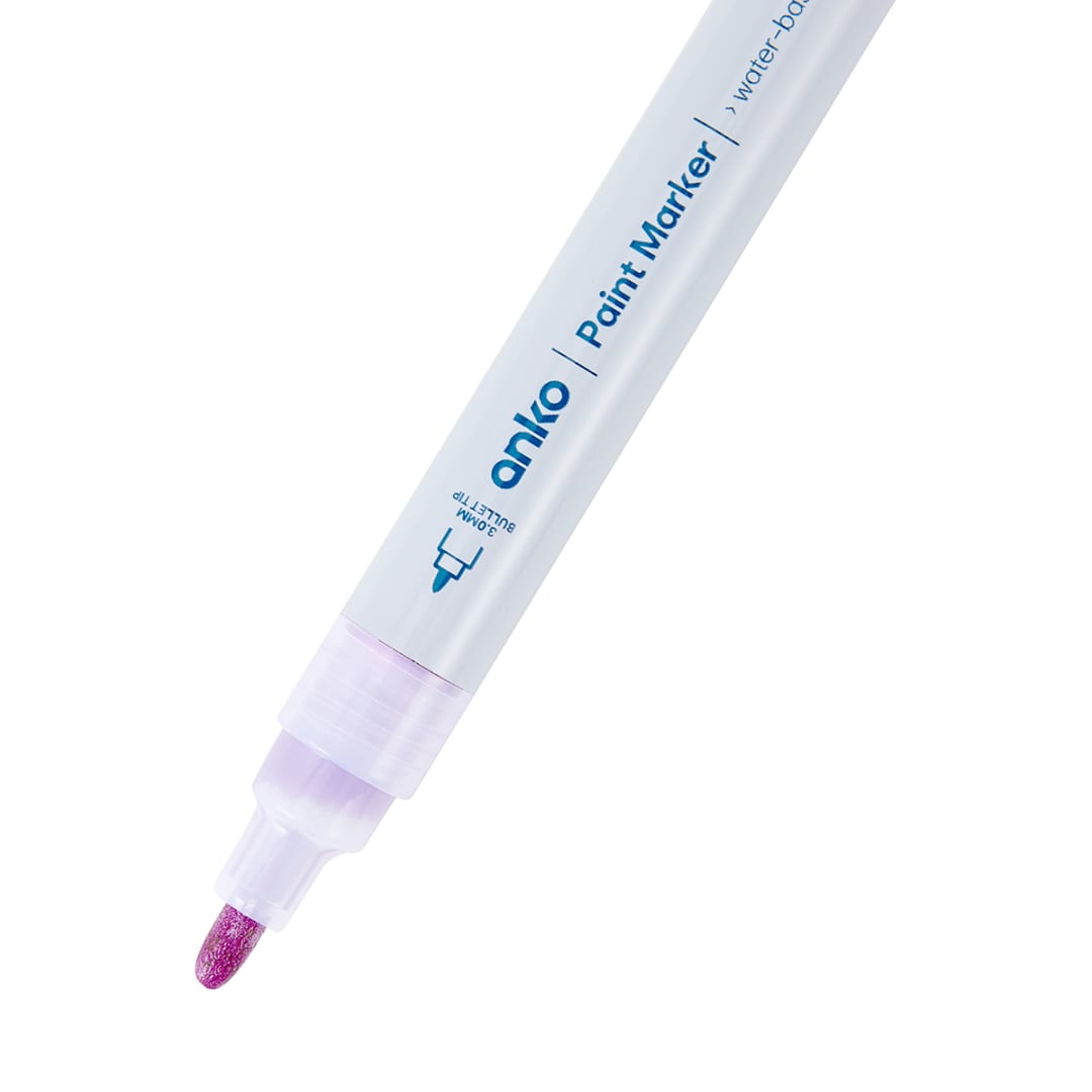 8 Pack Acrylic Paint Markers Metallic Kmart