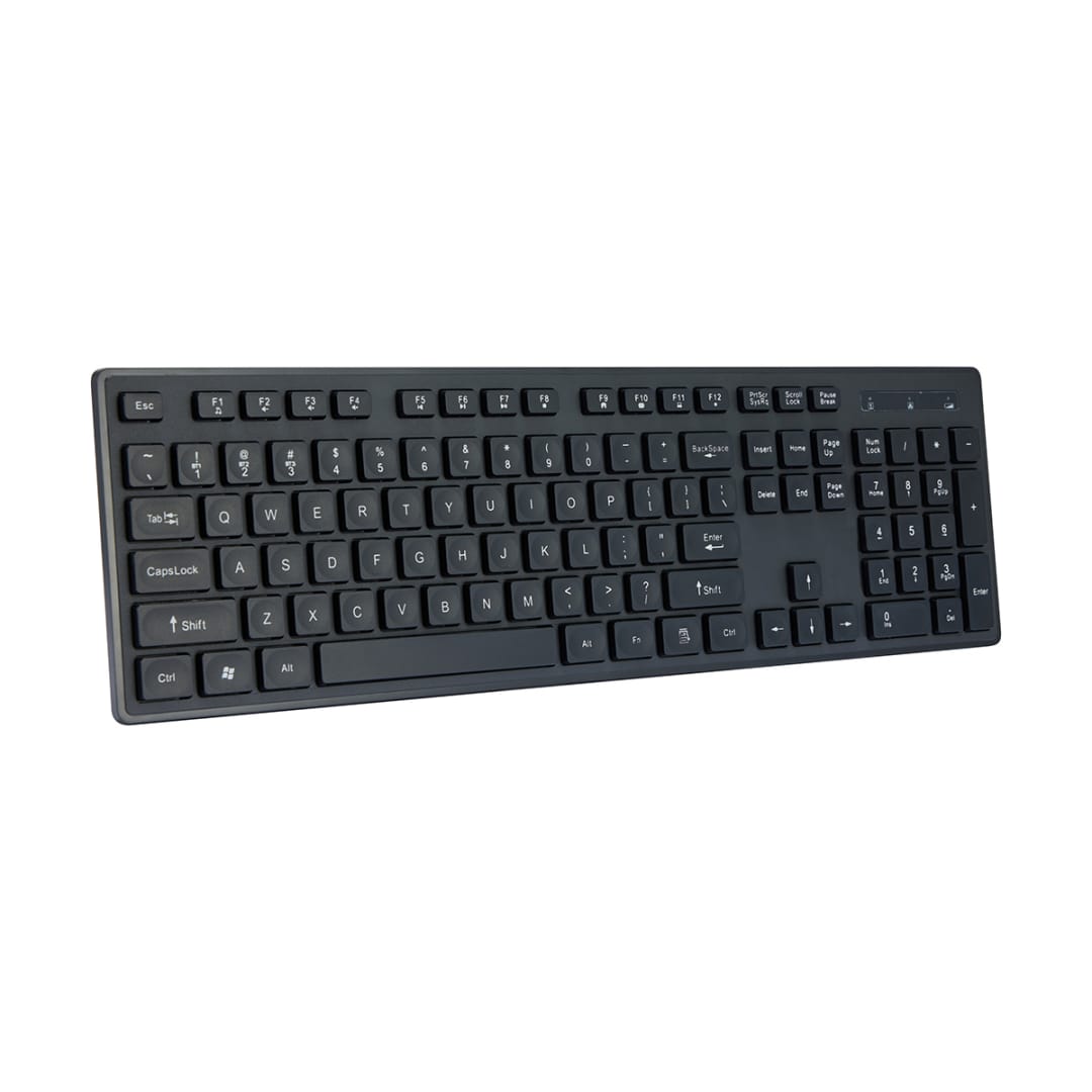 Bluetooth with Number Pad Keyboard Black Kmart