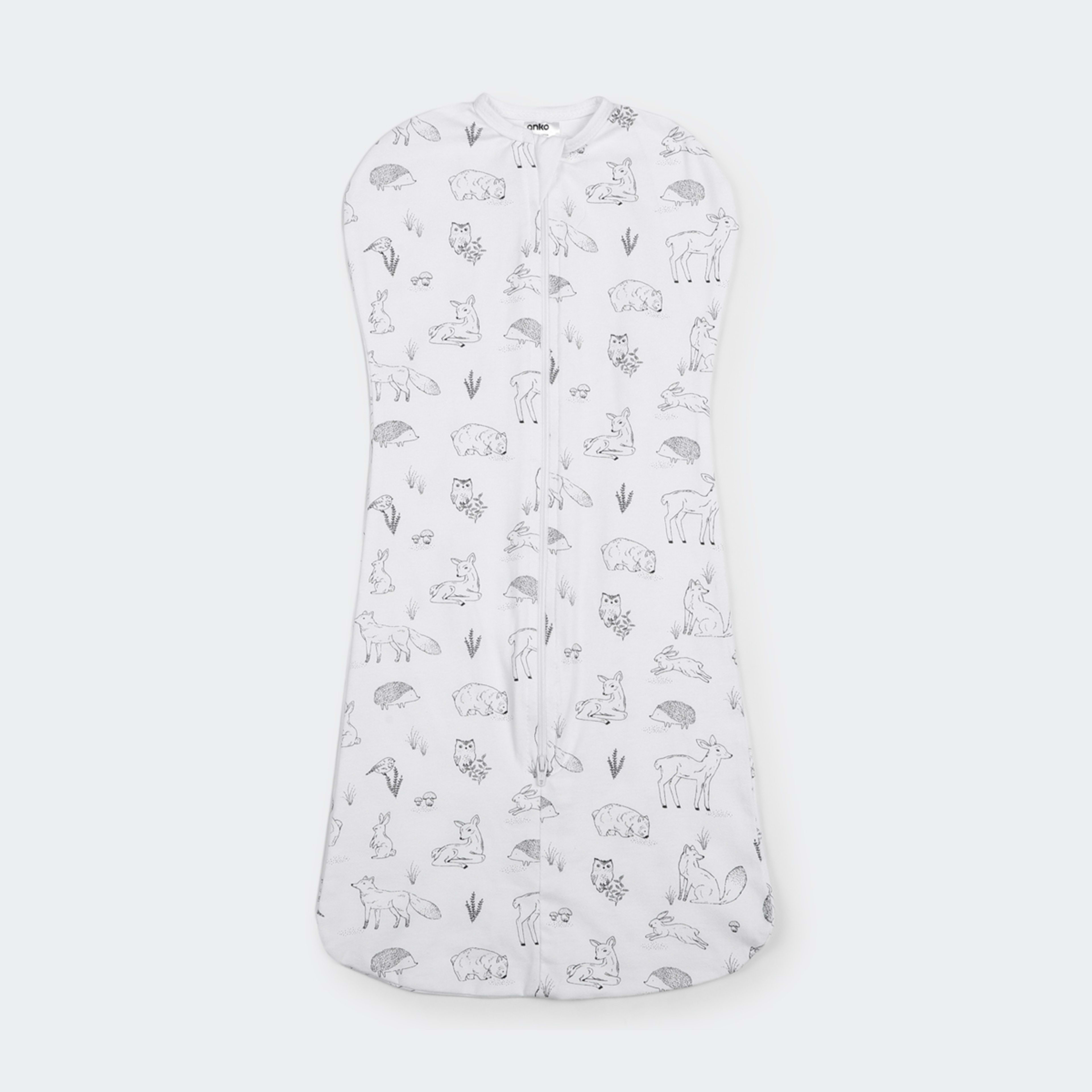 2 Pack Organic Cotton Swaddle Pouches Woodlands Kmart