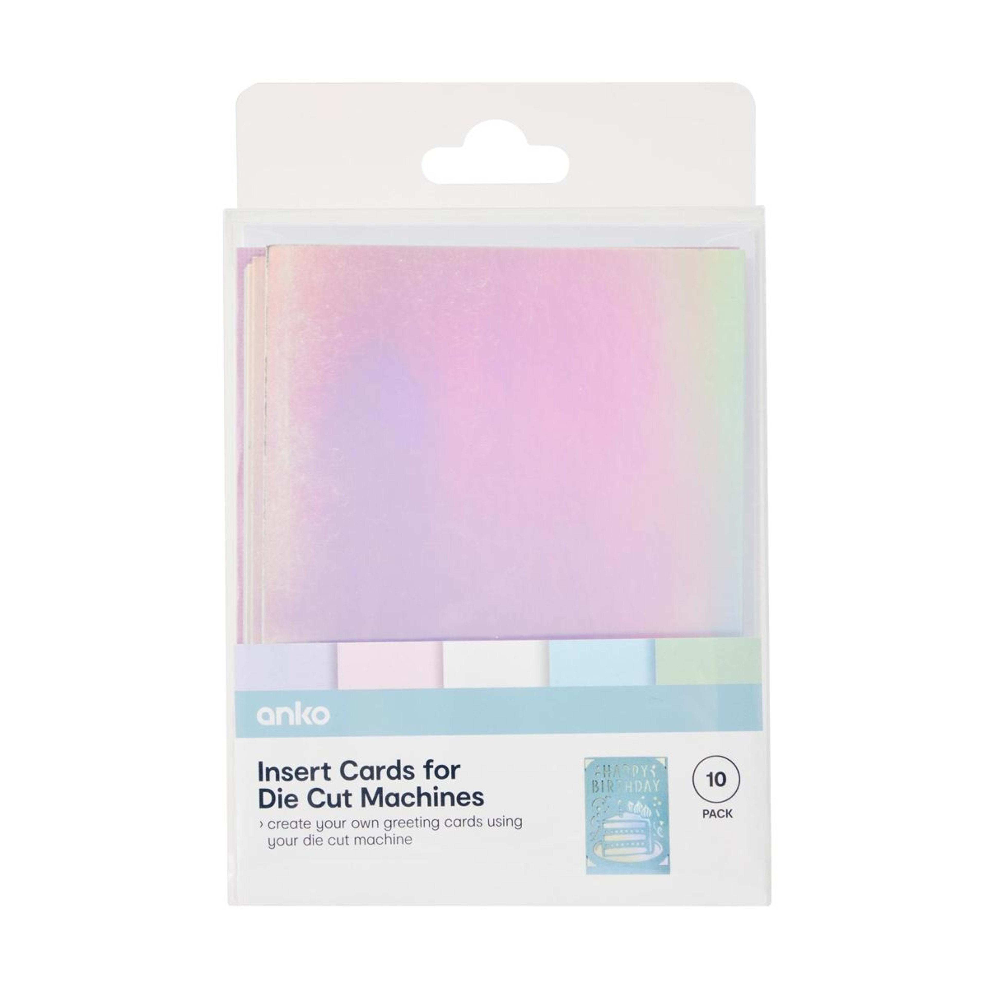 1 10 Pack Insert Cards for Die Cut Machines