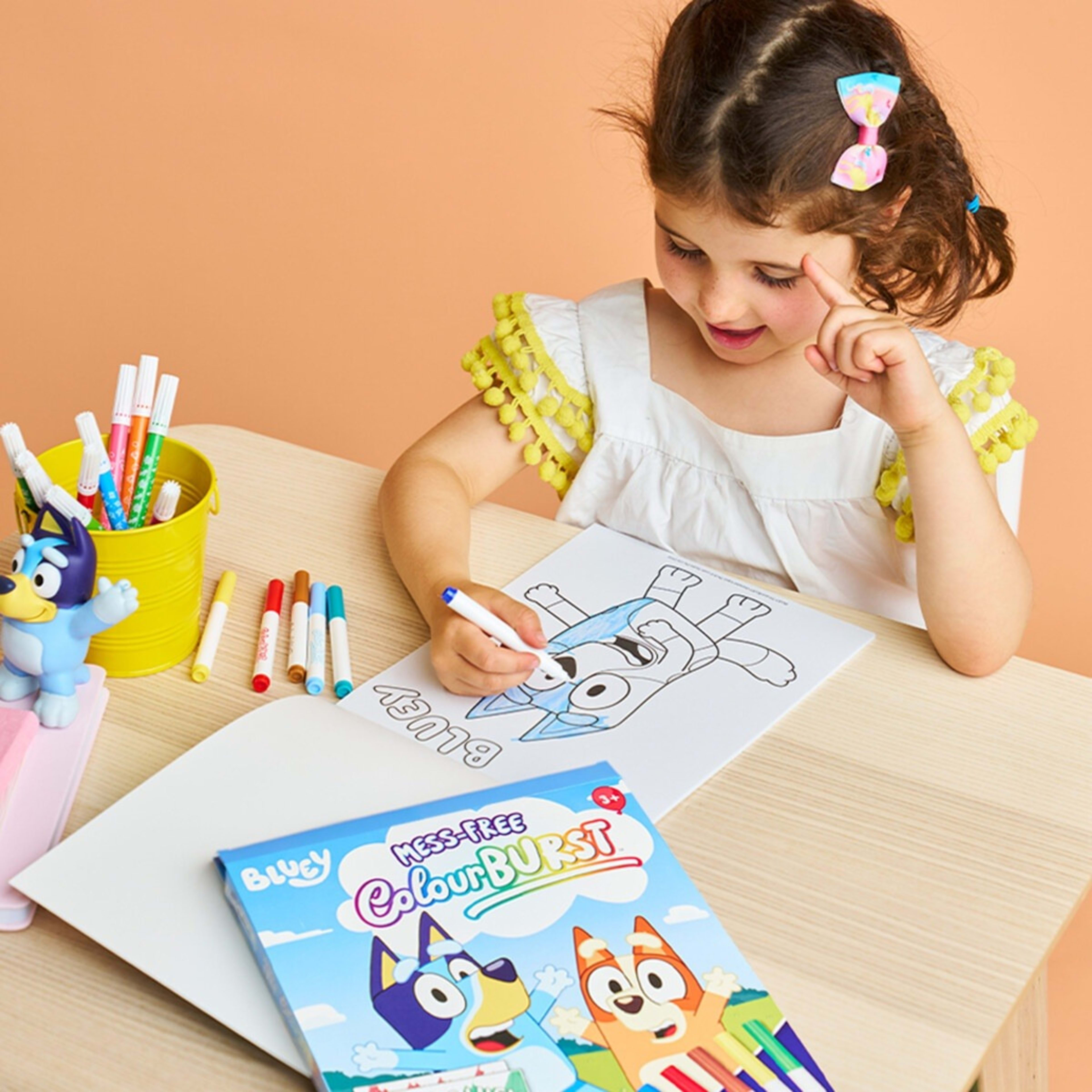 INKredibles Bluey Mess-Free ColourBurst Activity Kit - Book - Kmart