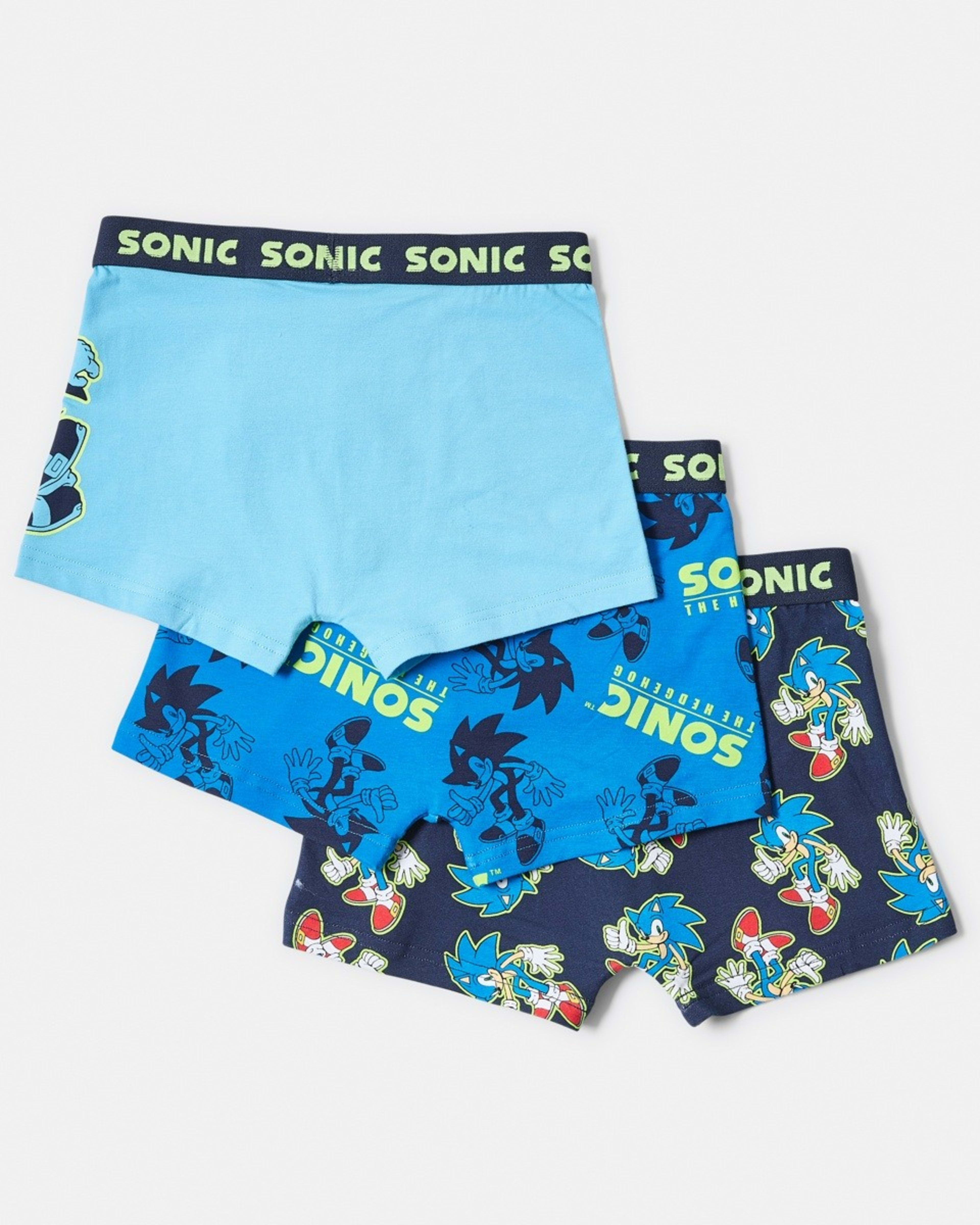2 3 Pack Sonic The Hedgehog License Trunks Sonic, 2 of 6
