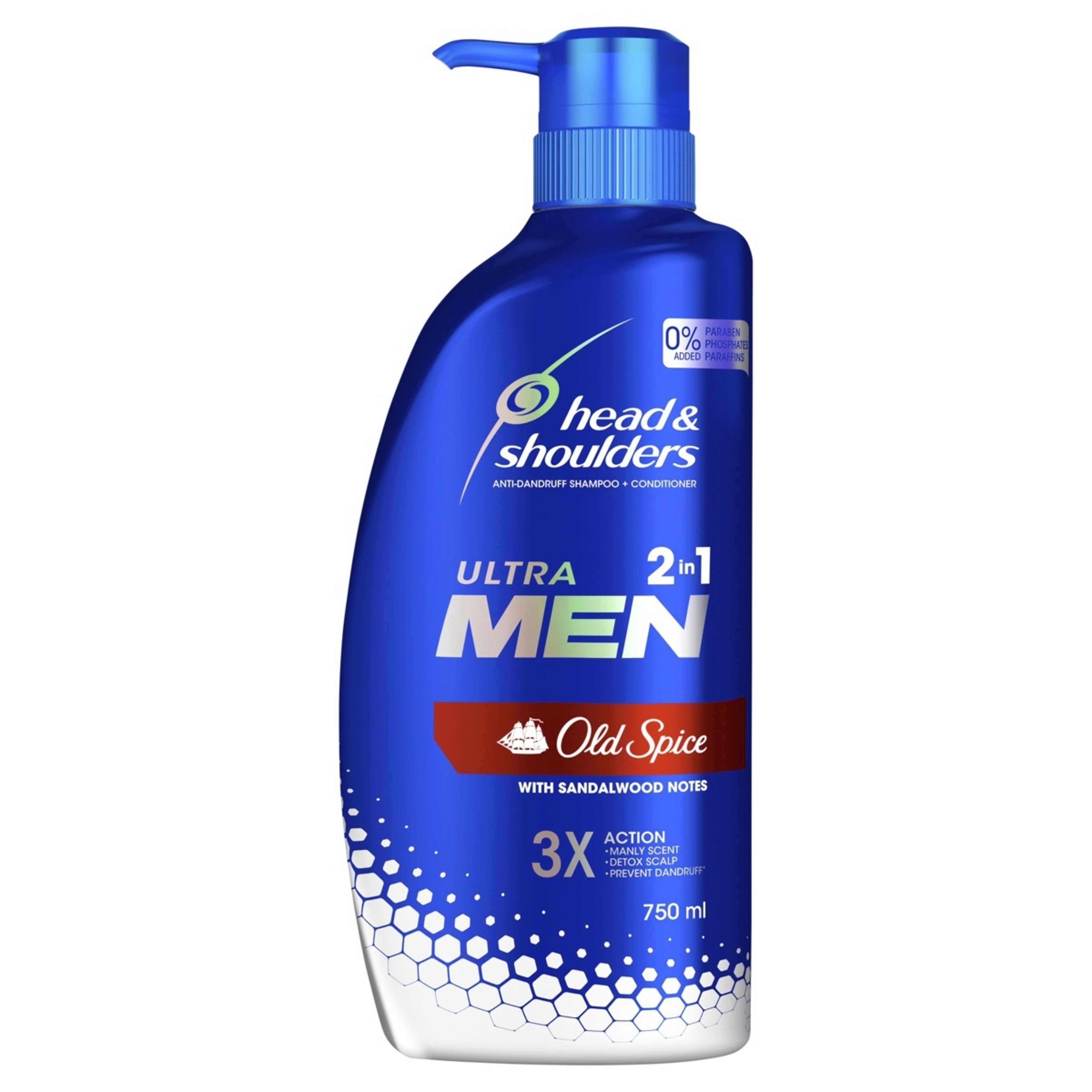 1 Head & Shoulders Ultra Men Old Spice 2-in-1 Anti Dandruff Shampoo and Conditioner 750ml