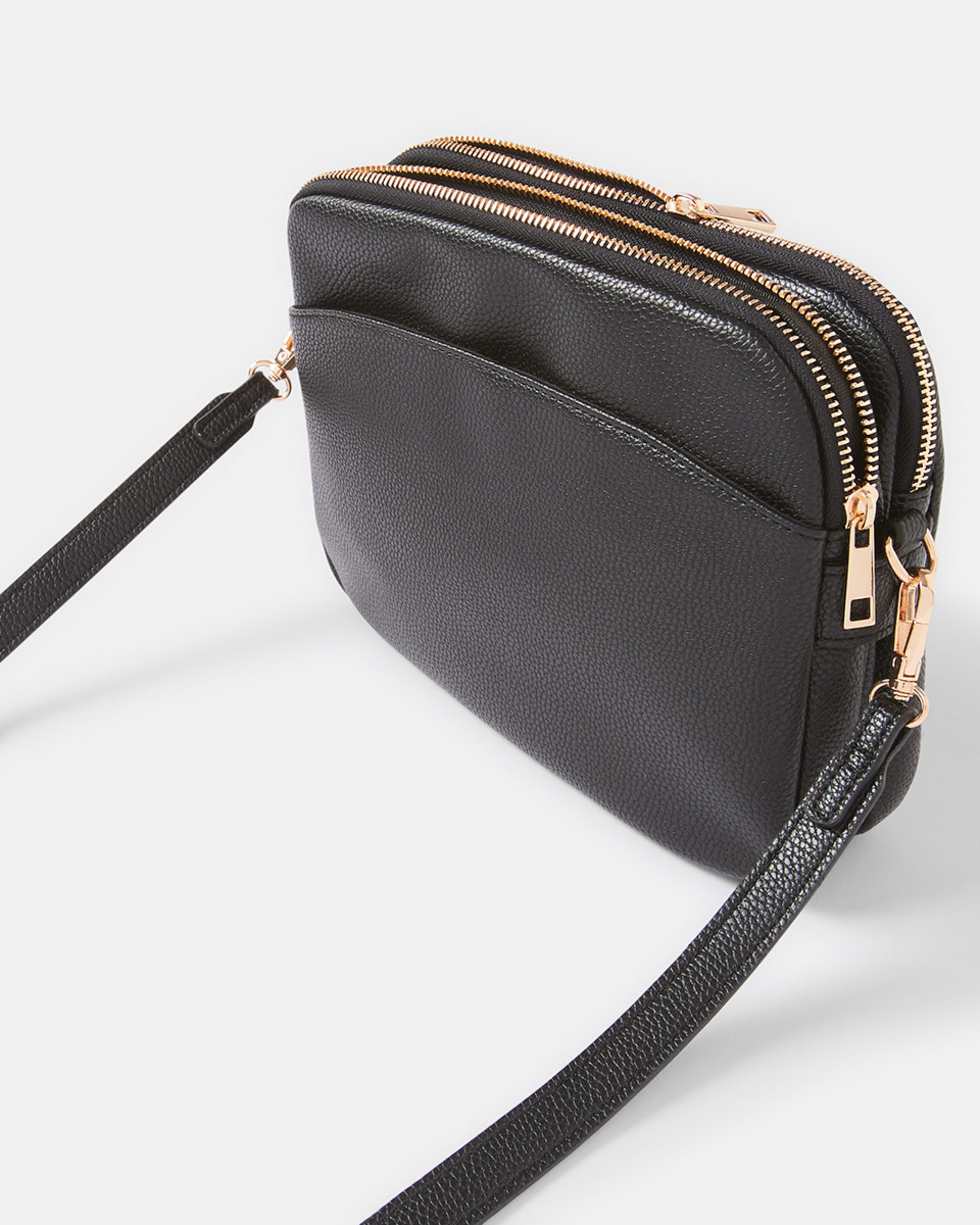 3 Multi-Pouch Crossbody Bag Black, 3 of 6