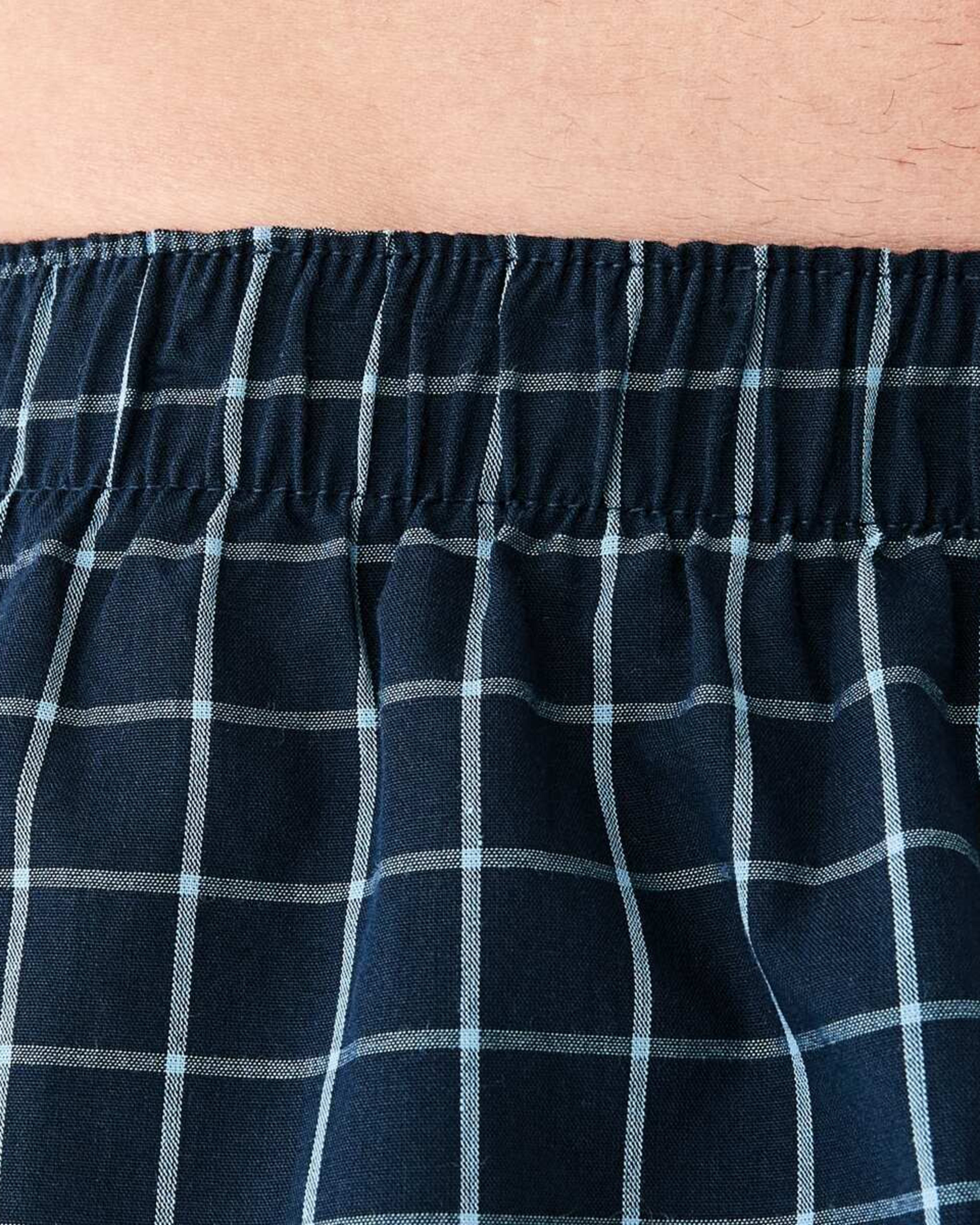 7 3 Pack Alpha Classic Woven Boxers Banking Stripe Black Iris, 7 of 8