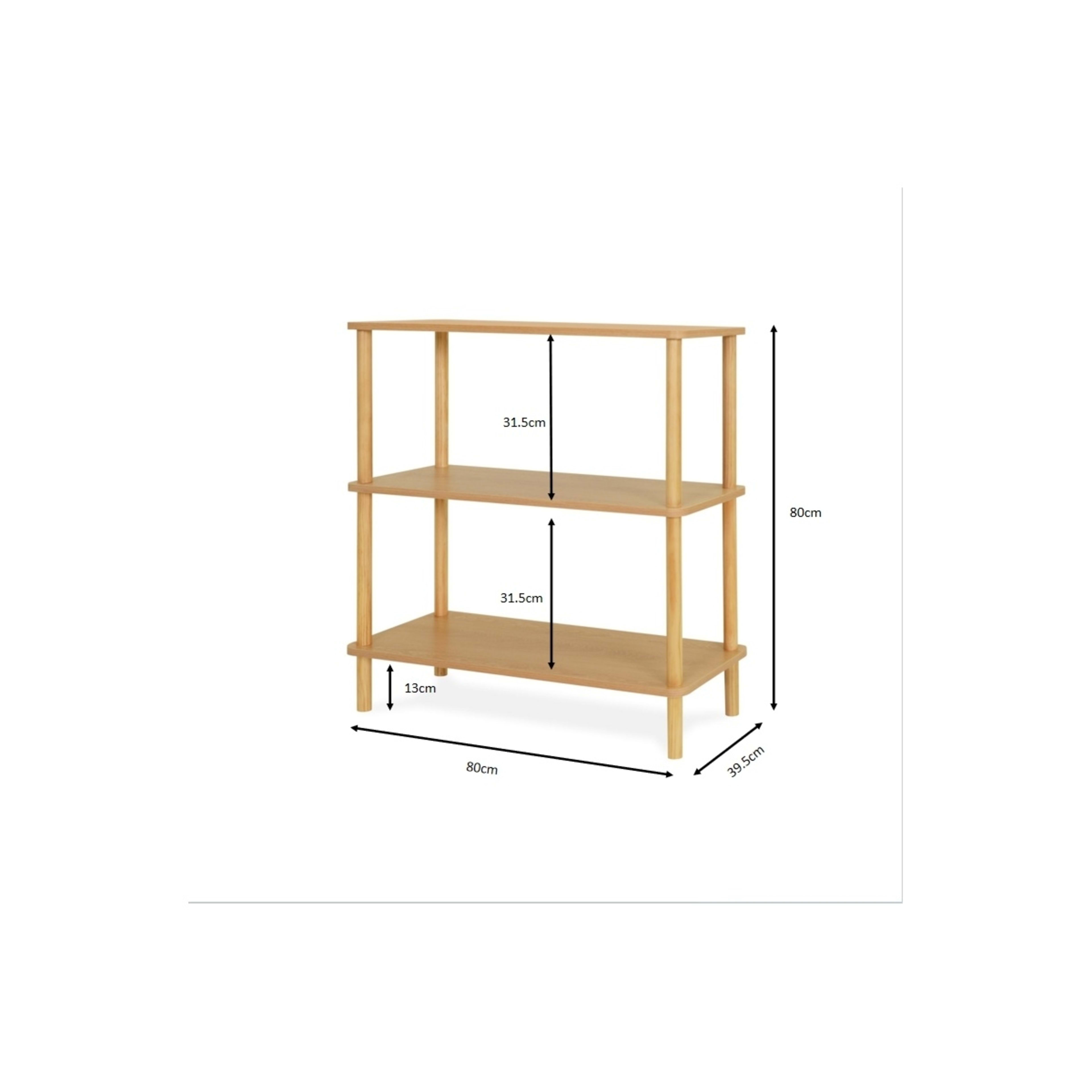 10 Leon 3 Tier Bookshelf, 10 of 10