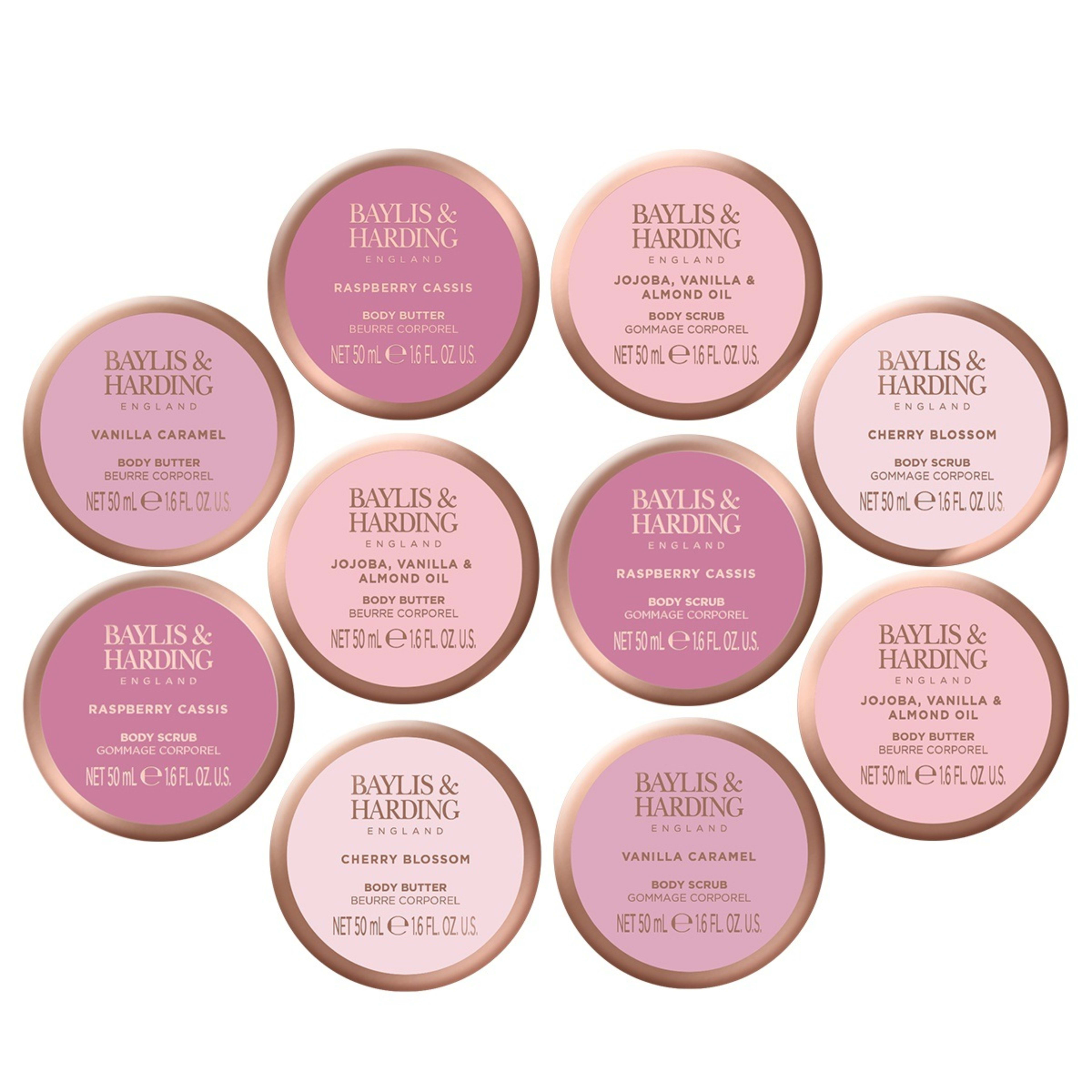 2 Baylis & Harding Signature Collection Body Butter Set - Jojoba, Vanilla and Almond Oil, 2 of 3