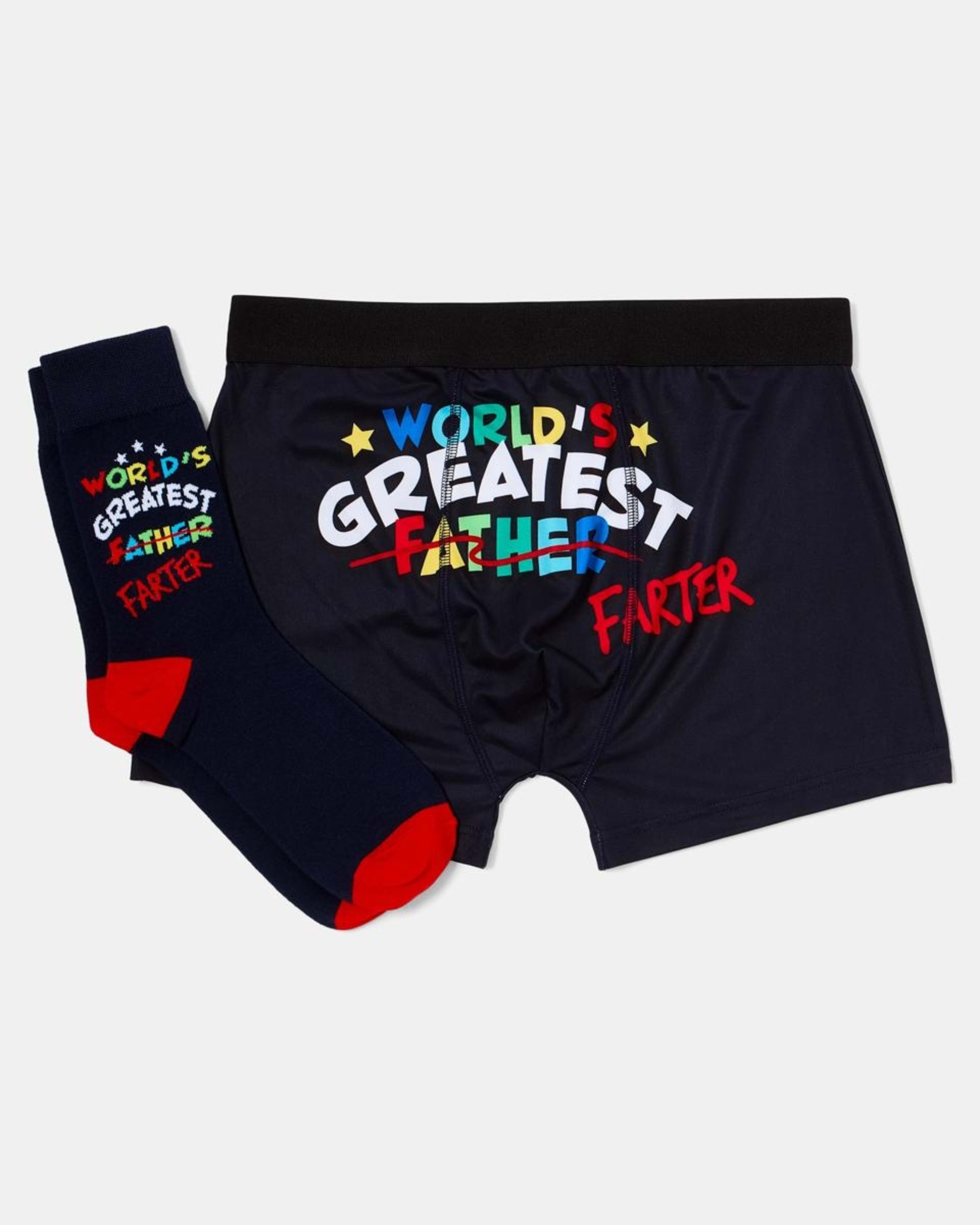 1 Trunks and Socks Set WORLDS GREATEST FARTER, 1 of 8
