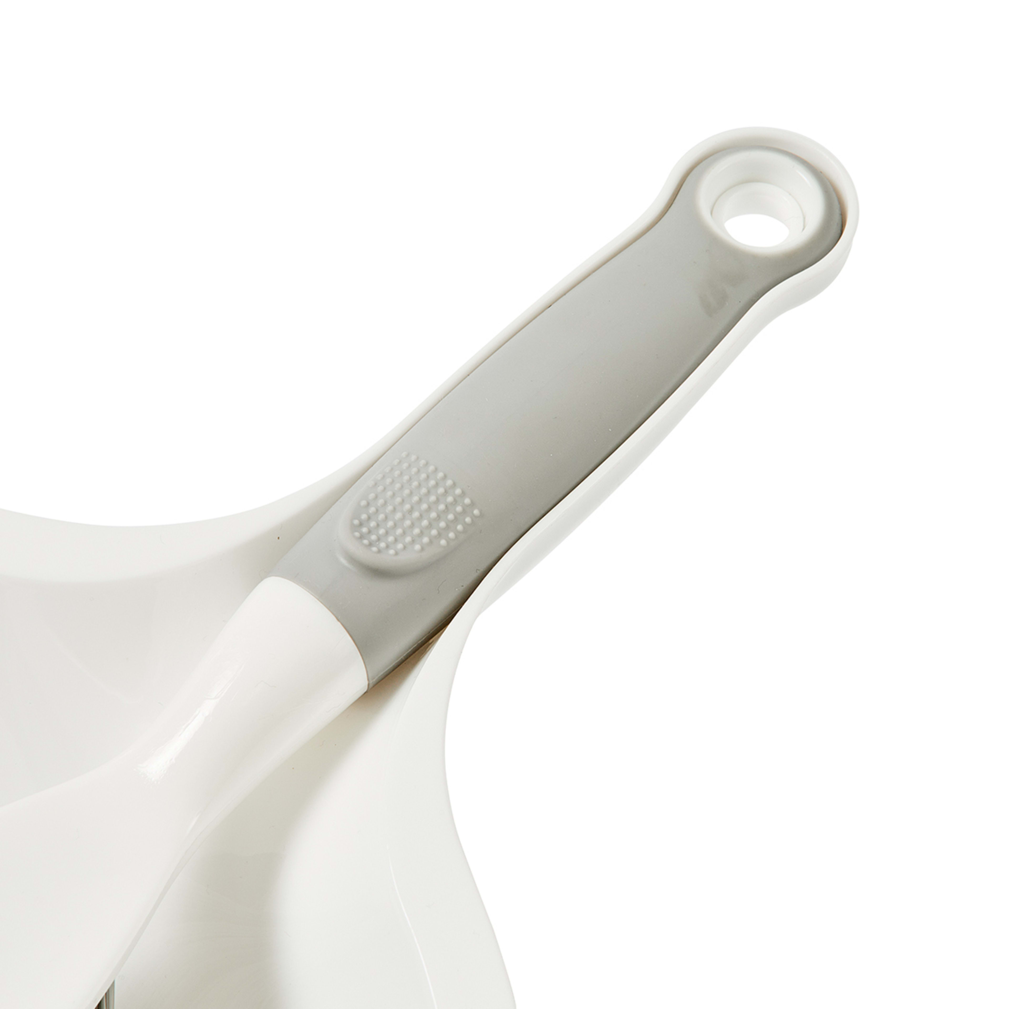 8 Dustpan and Brush - White and Grey, 8 of 8