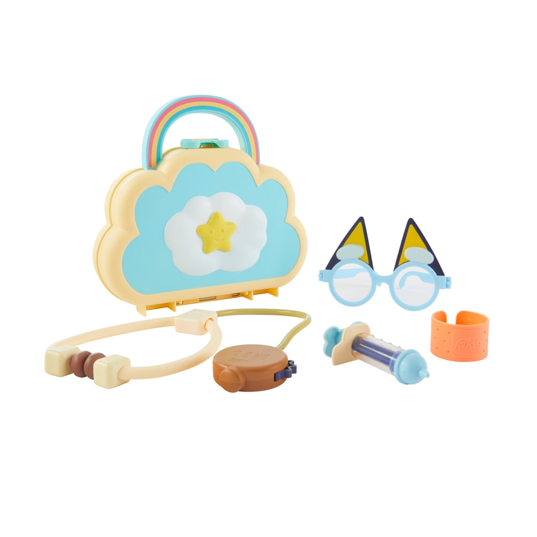 Bluey Cloud Bag Doctor's Set Kmart