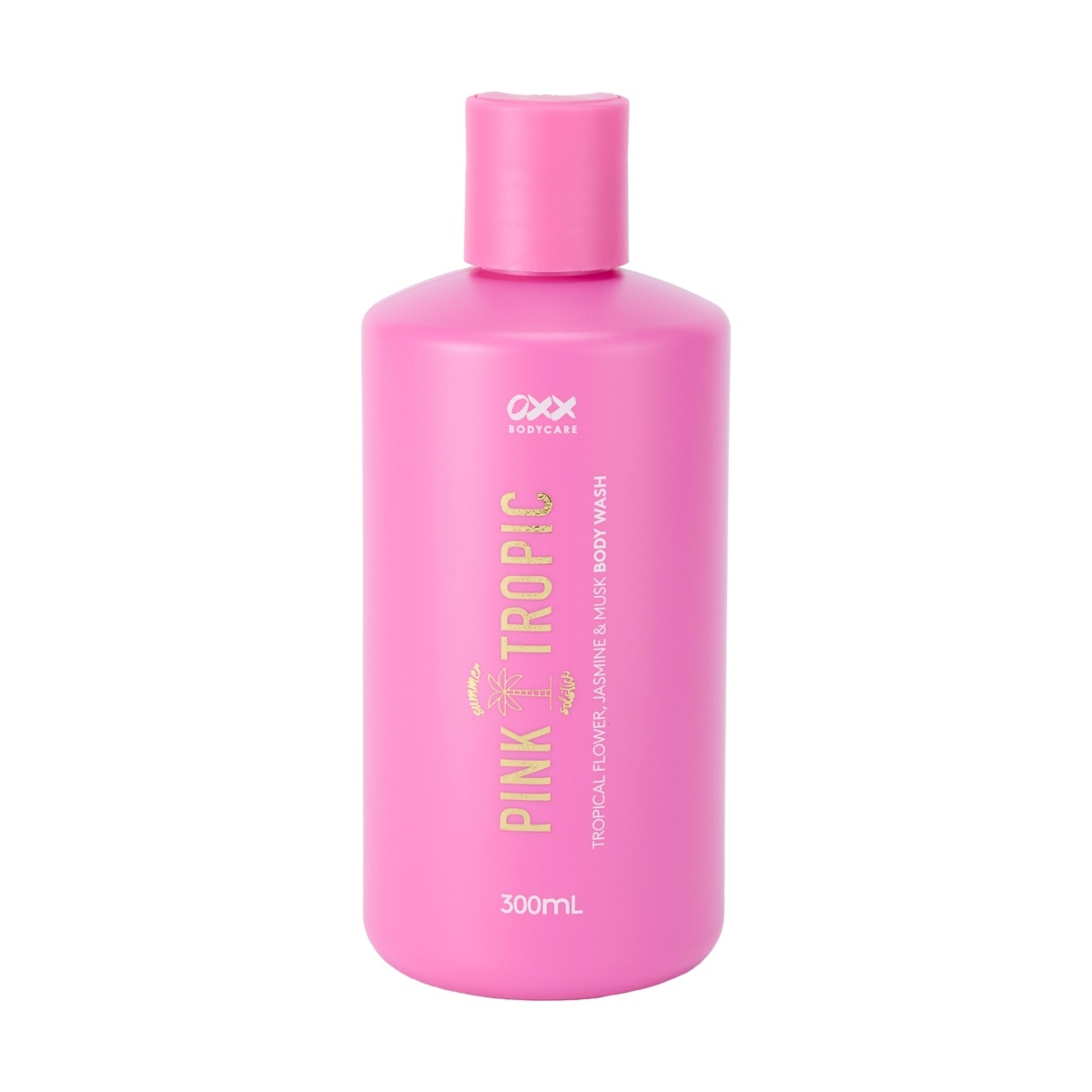 1 OXX Bodycare Pink Tropic Summer Solstice Body Wash 300ml - Tropical Flower, Jasmine and Musk