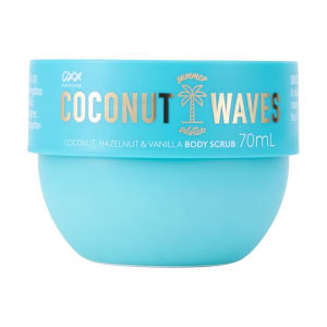 OXX Bodycare Coconut Waves Summer Solstice Body Scrub 70ml - Coconut, Hazelnut and Vanilla