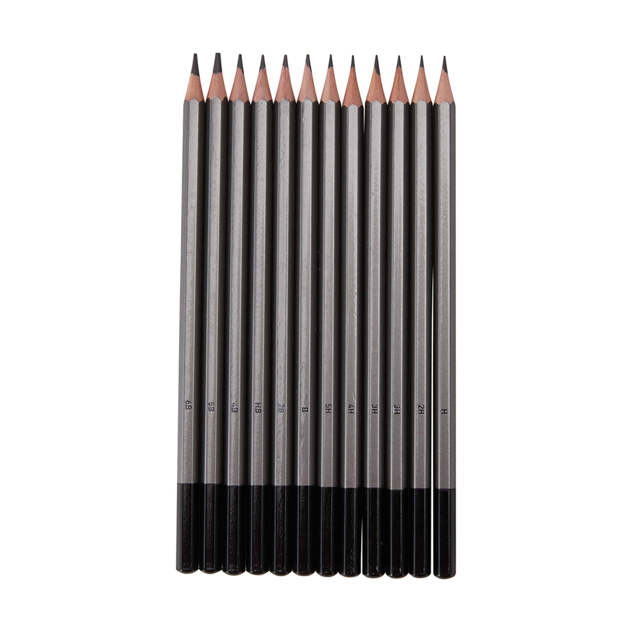 12 Pack Sketching Pencils - Kmart