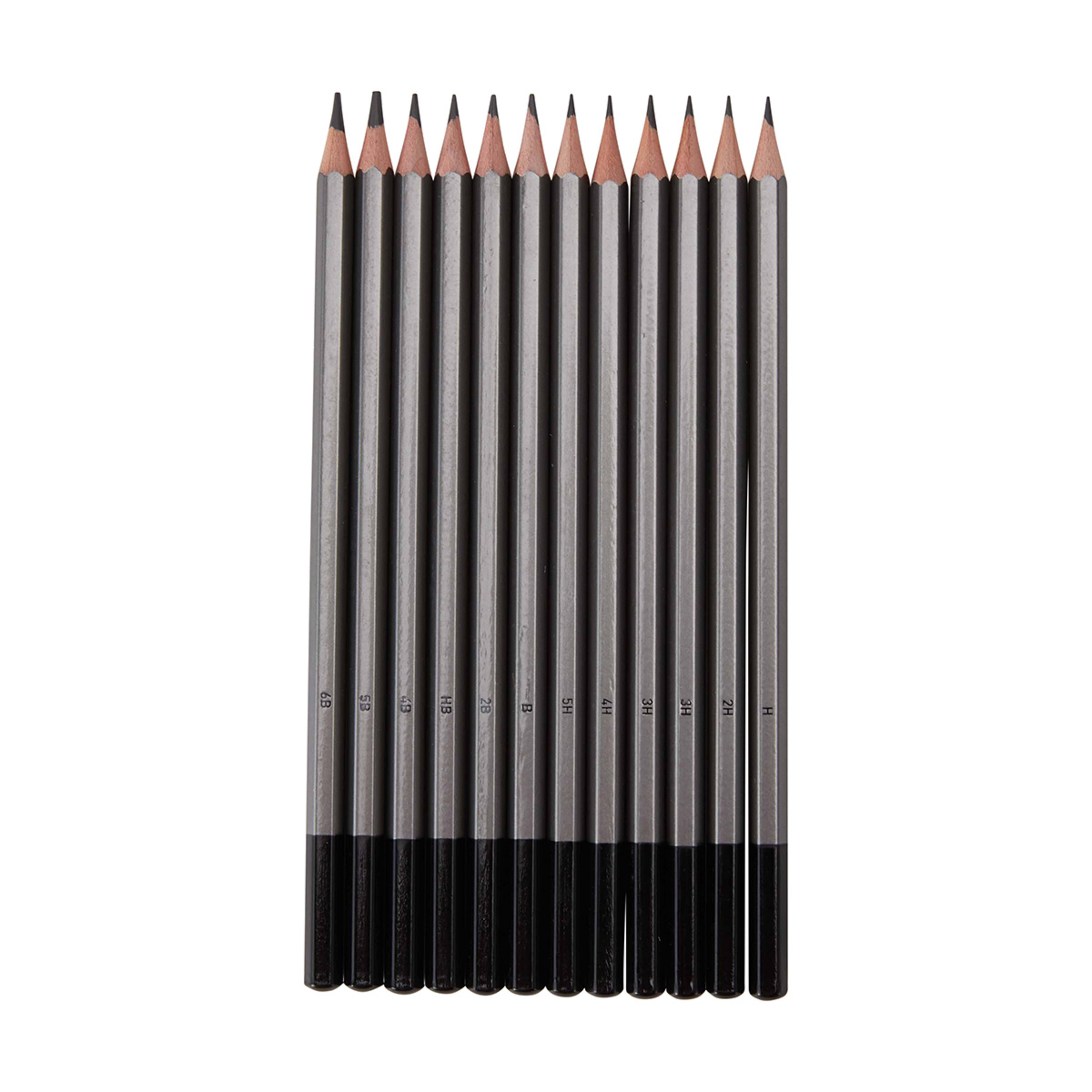 12 Pack Sketching Pencils Kmart