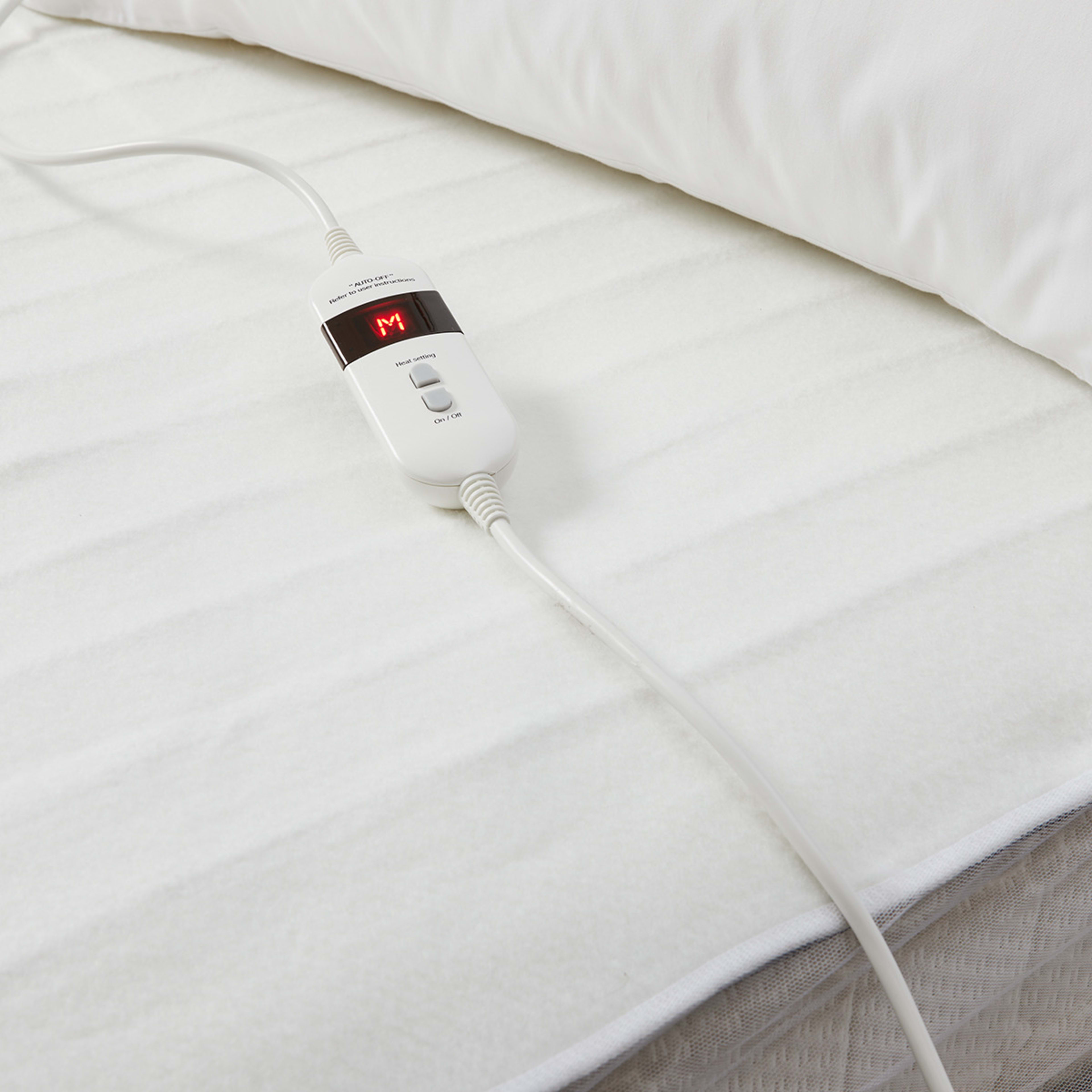 Fitted Electric Blanket Single Bed, White Kmart
