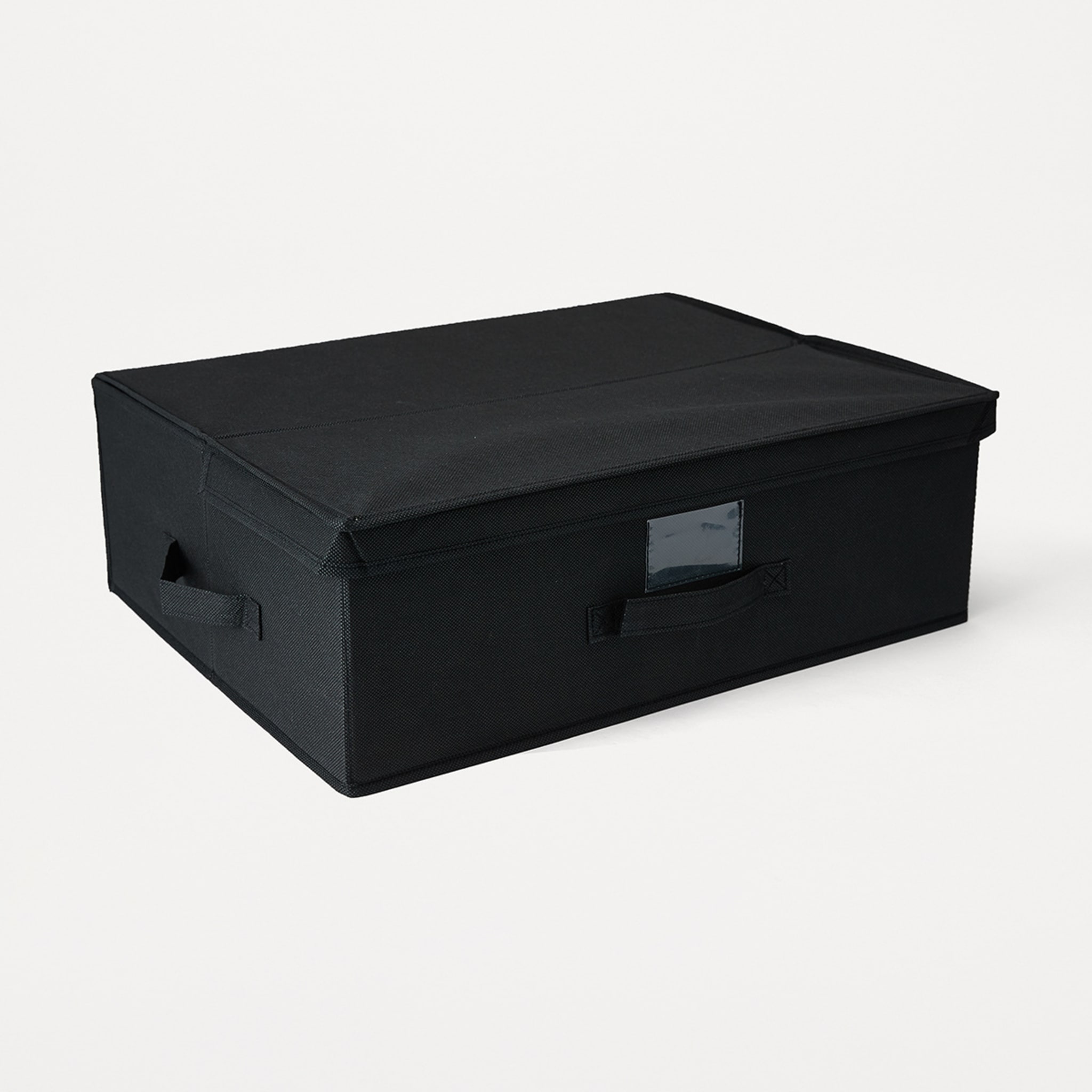 Underbed Storage Box Black Kmart