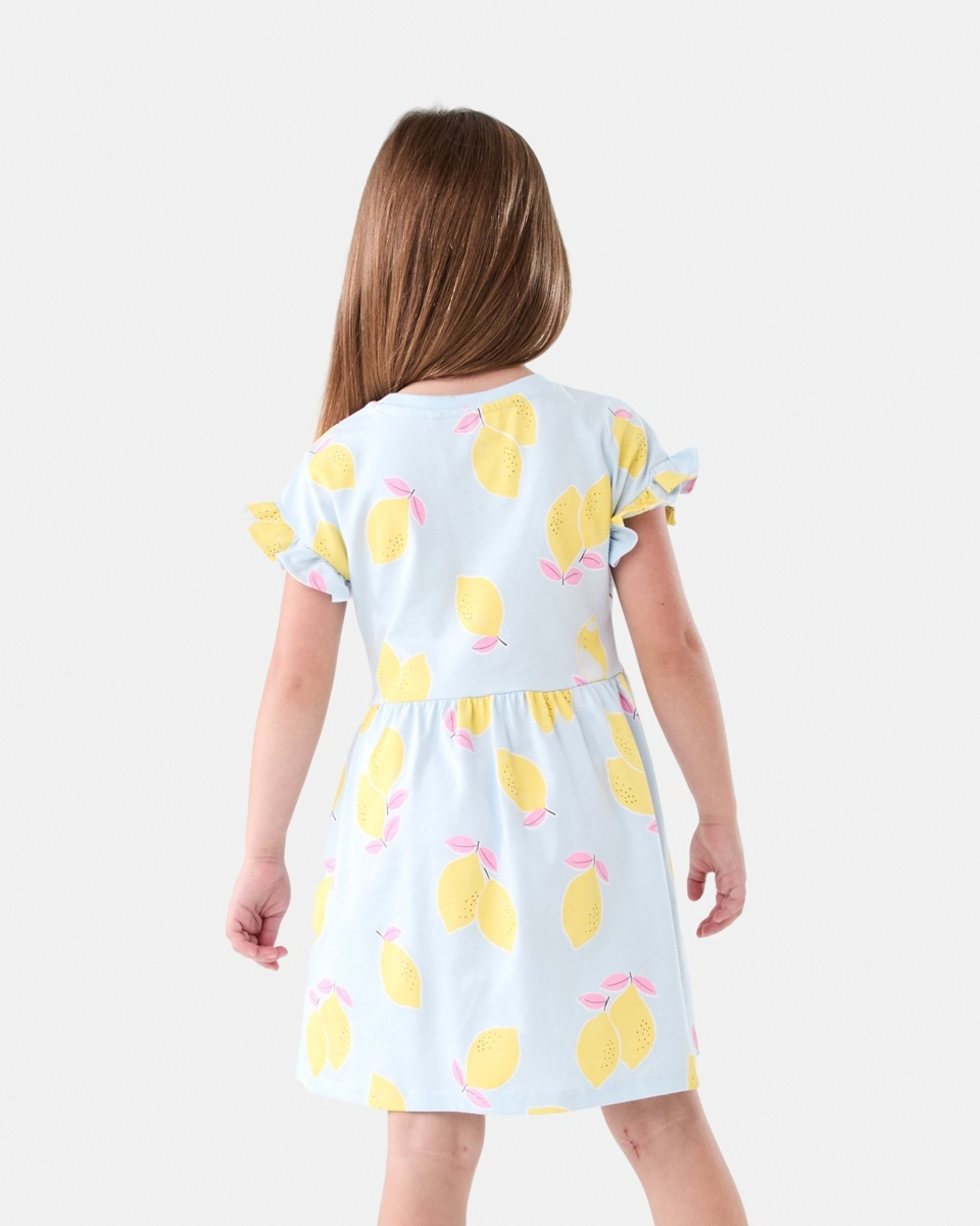 2 Jersey Dress LEMON FLOATS ICE MIST, 2 of 7