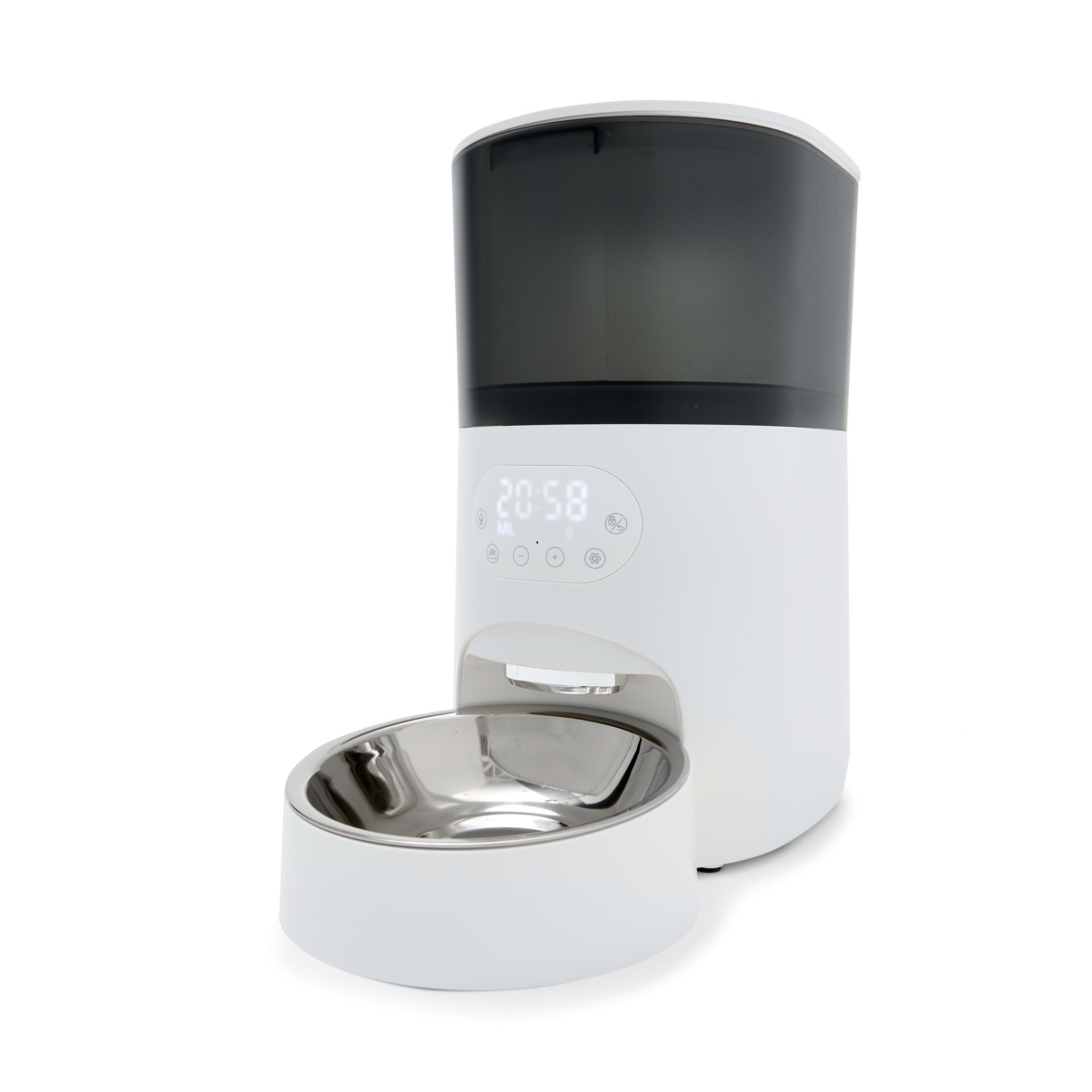 3 Automated 5L Pet Feeder - White and Grey, 3 of 10