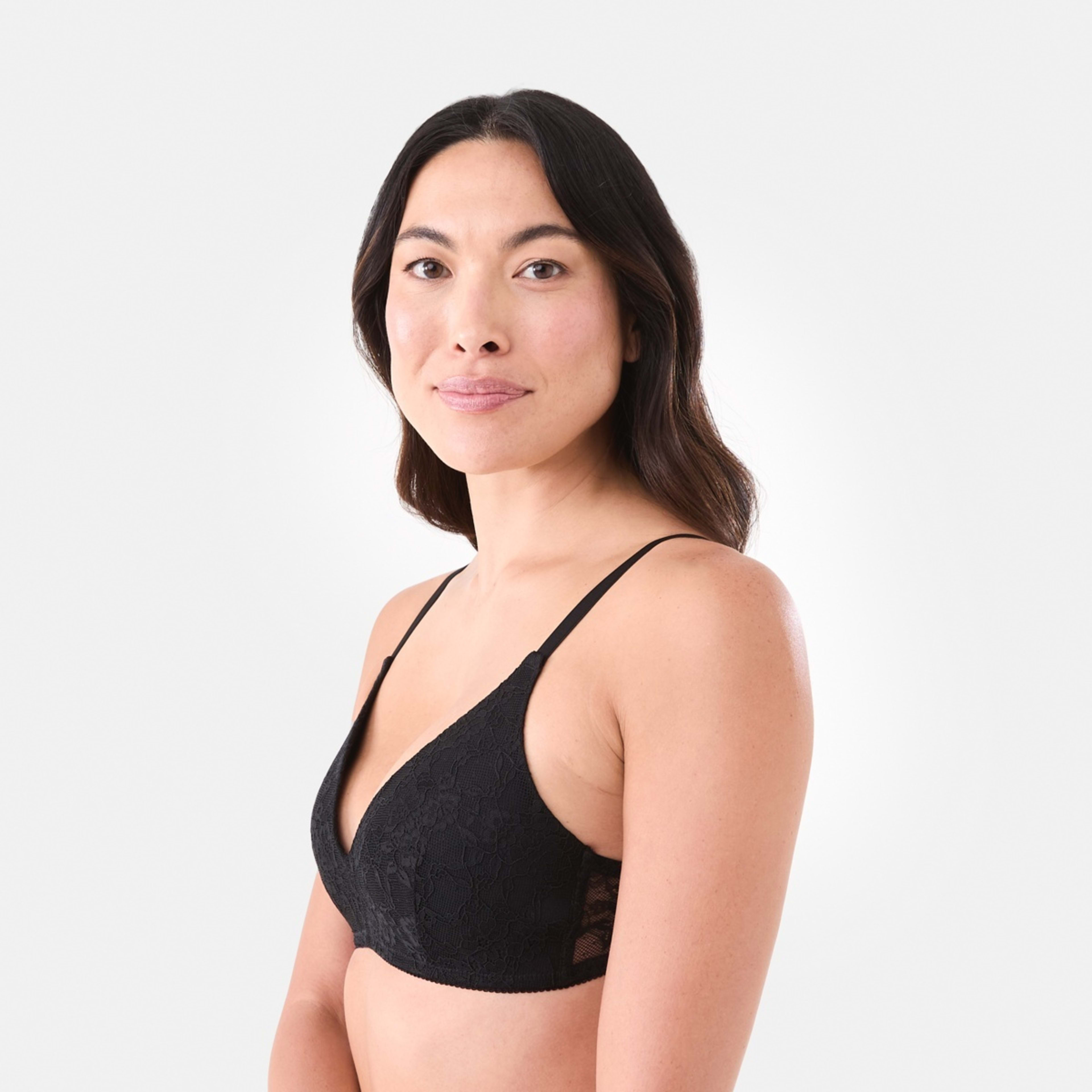 2 Lace Bralette Black, 2 of 6