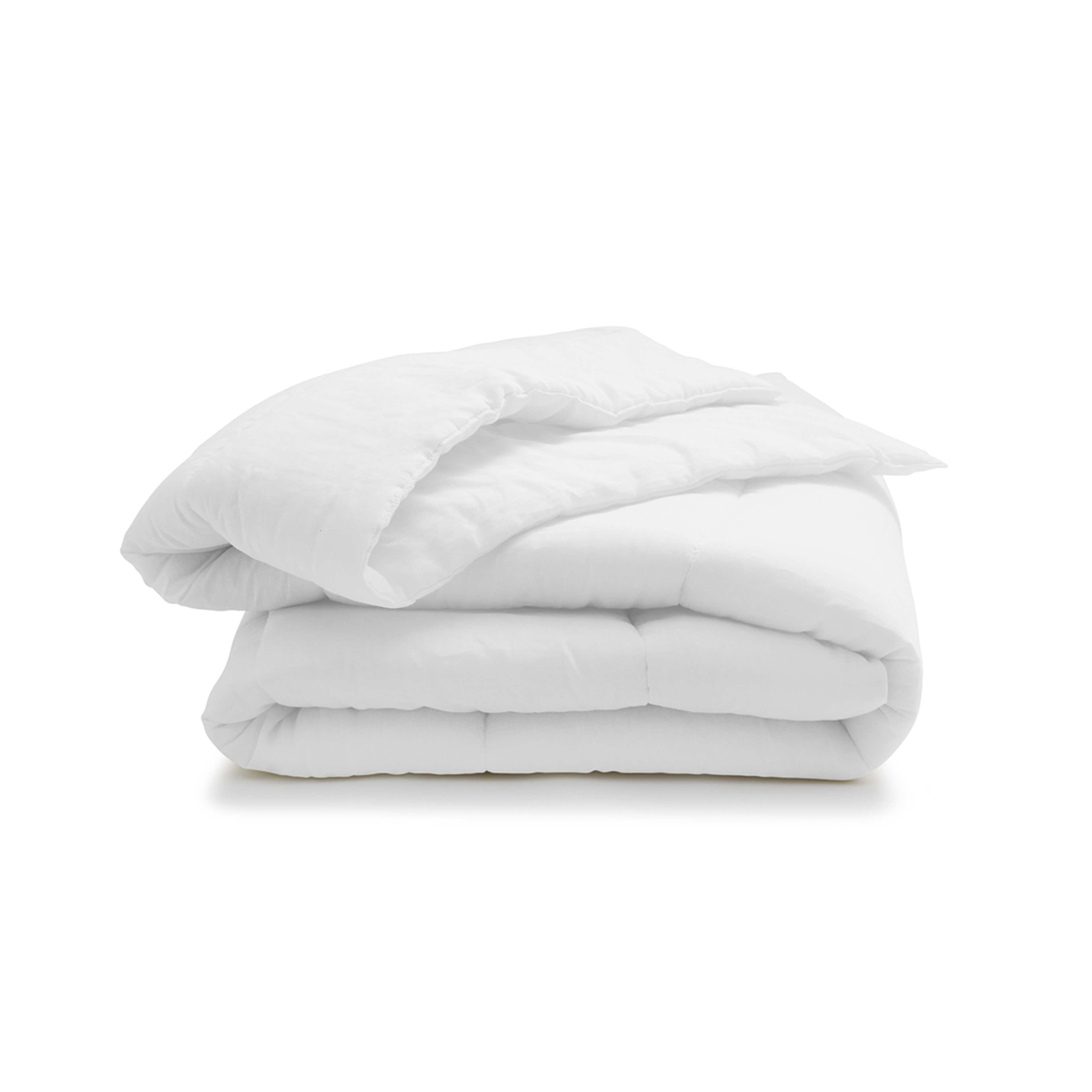 3 Medium Warmth All Seasons Quilt - King Bed, White, 3 of 6