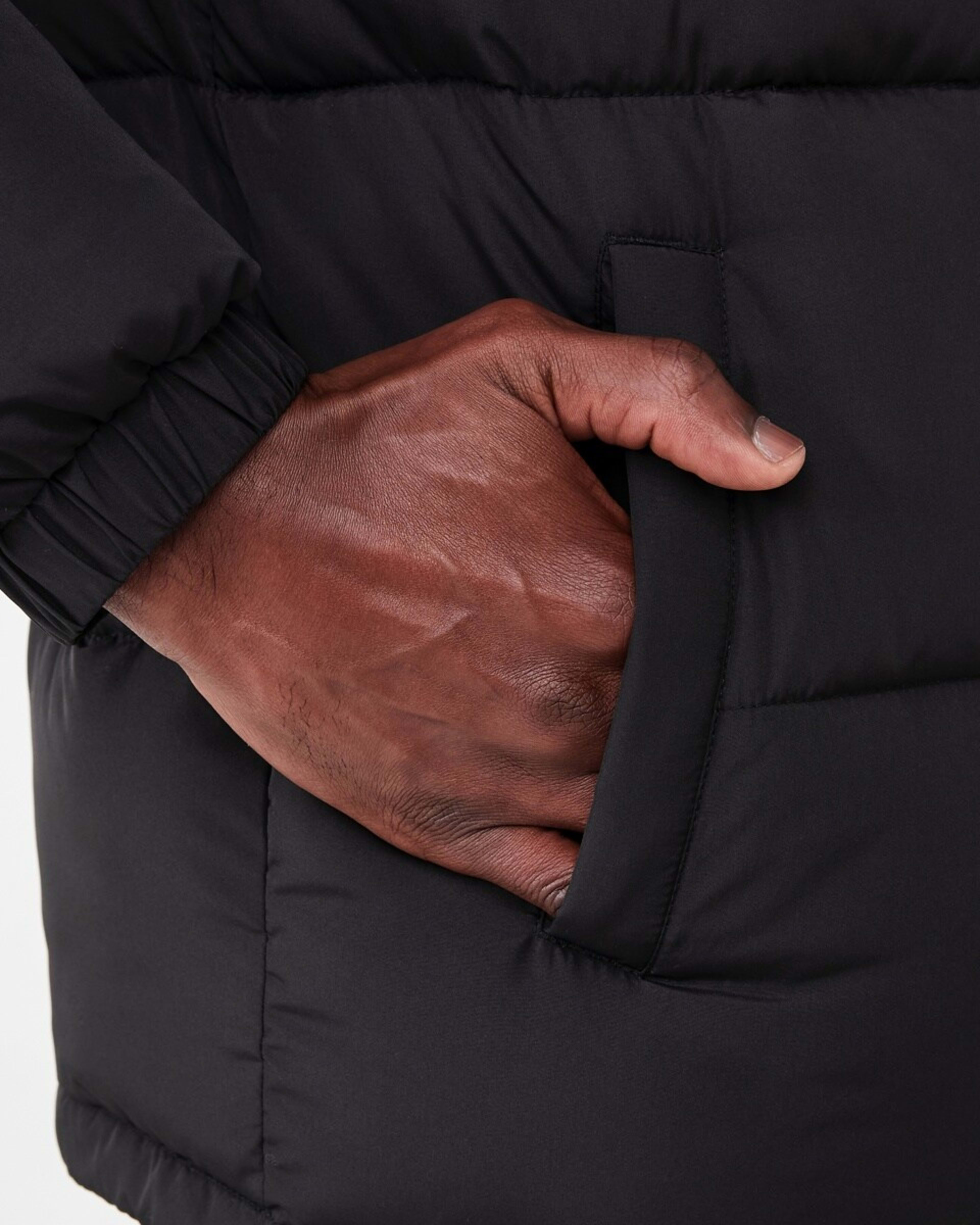 7 Funnel Neck Puffer Jacket Black, 7 of 7