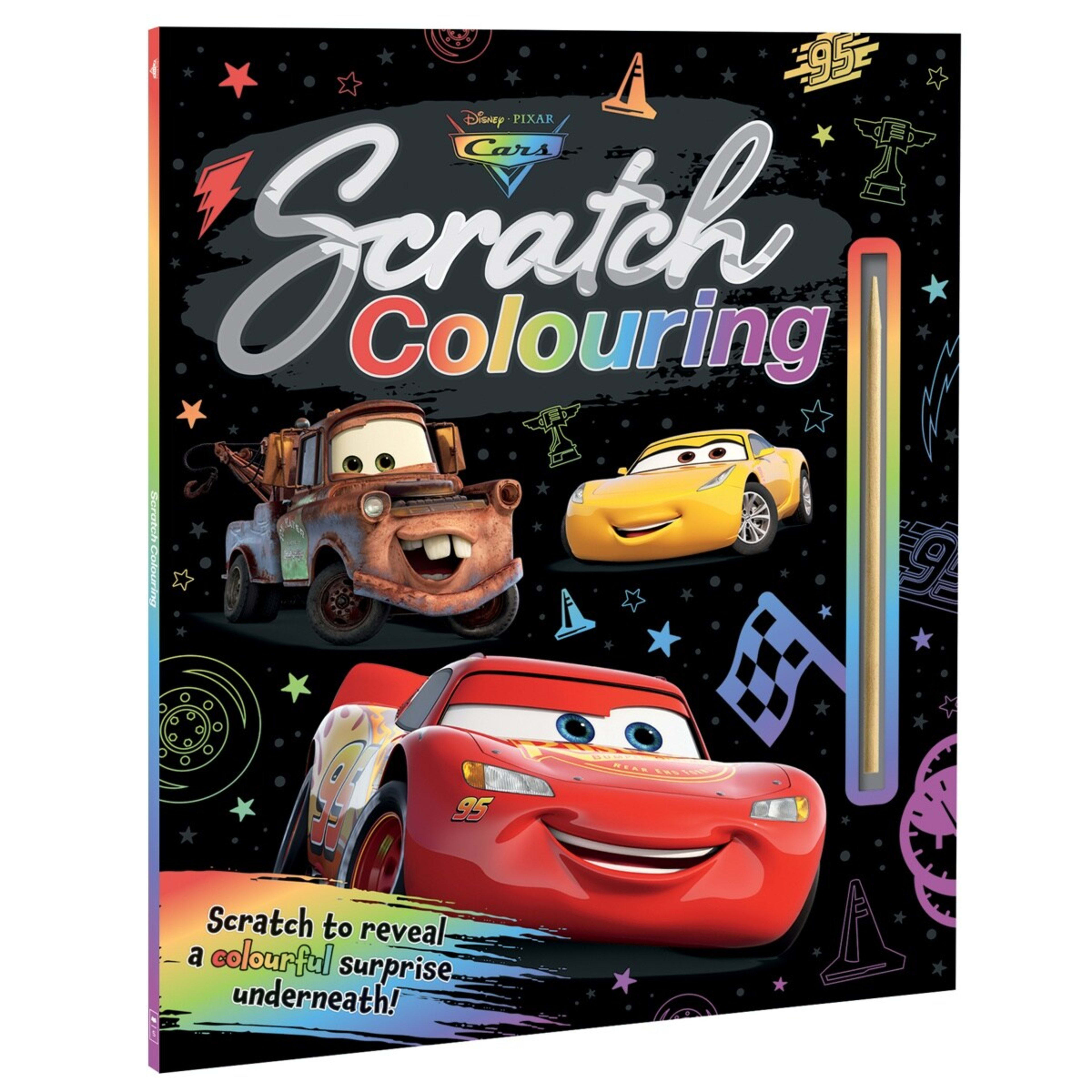 1 Disney Pixar Cars: Scratch Colouring Book