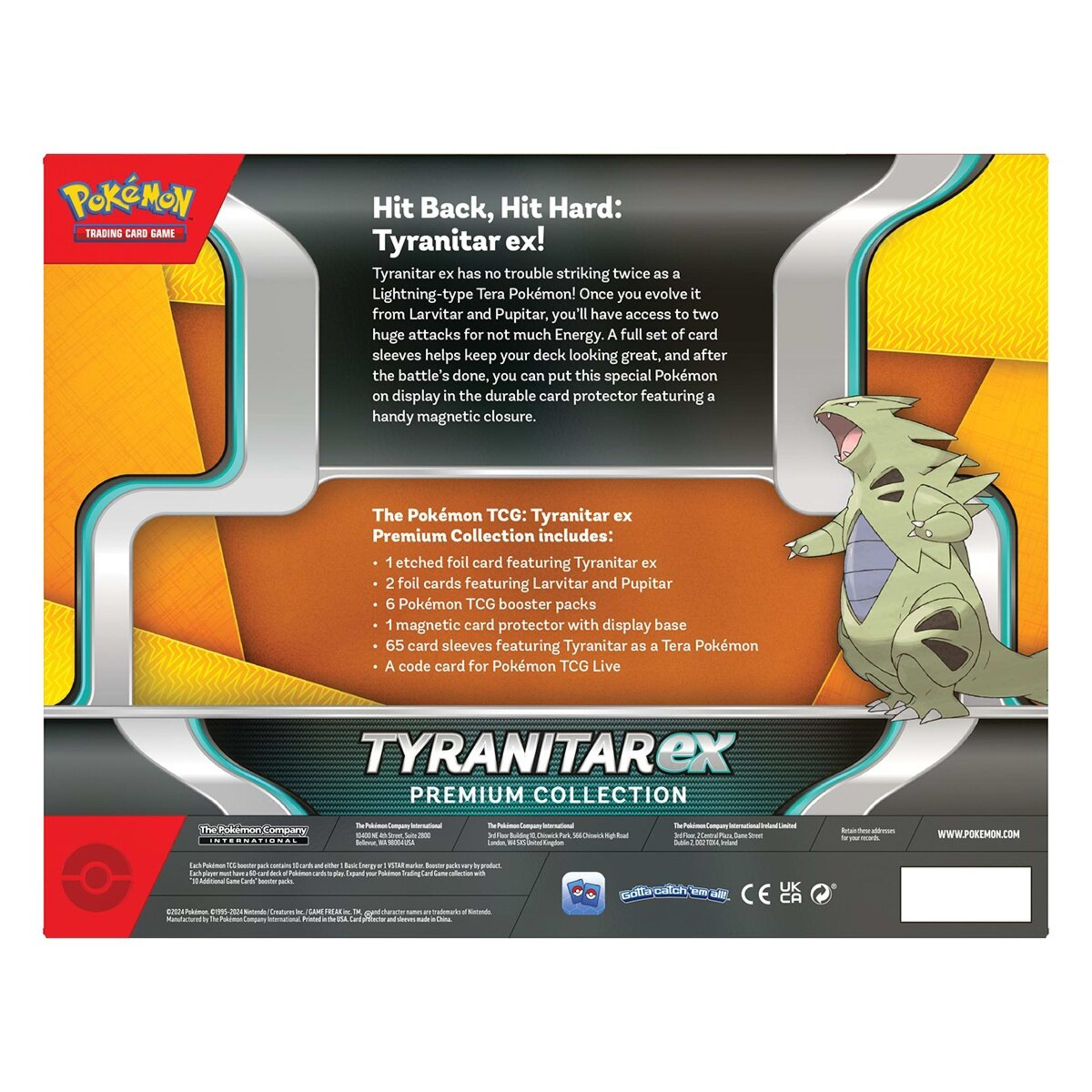 4 Pokemon Trading Card Game: Tyranitar ex Premium Collection, 4 of 5