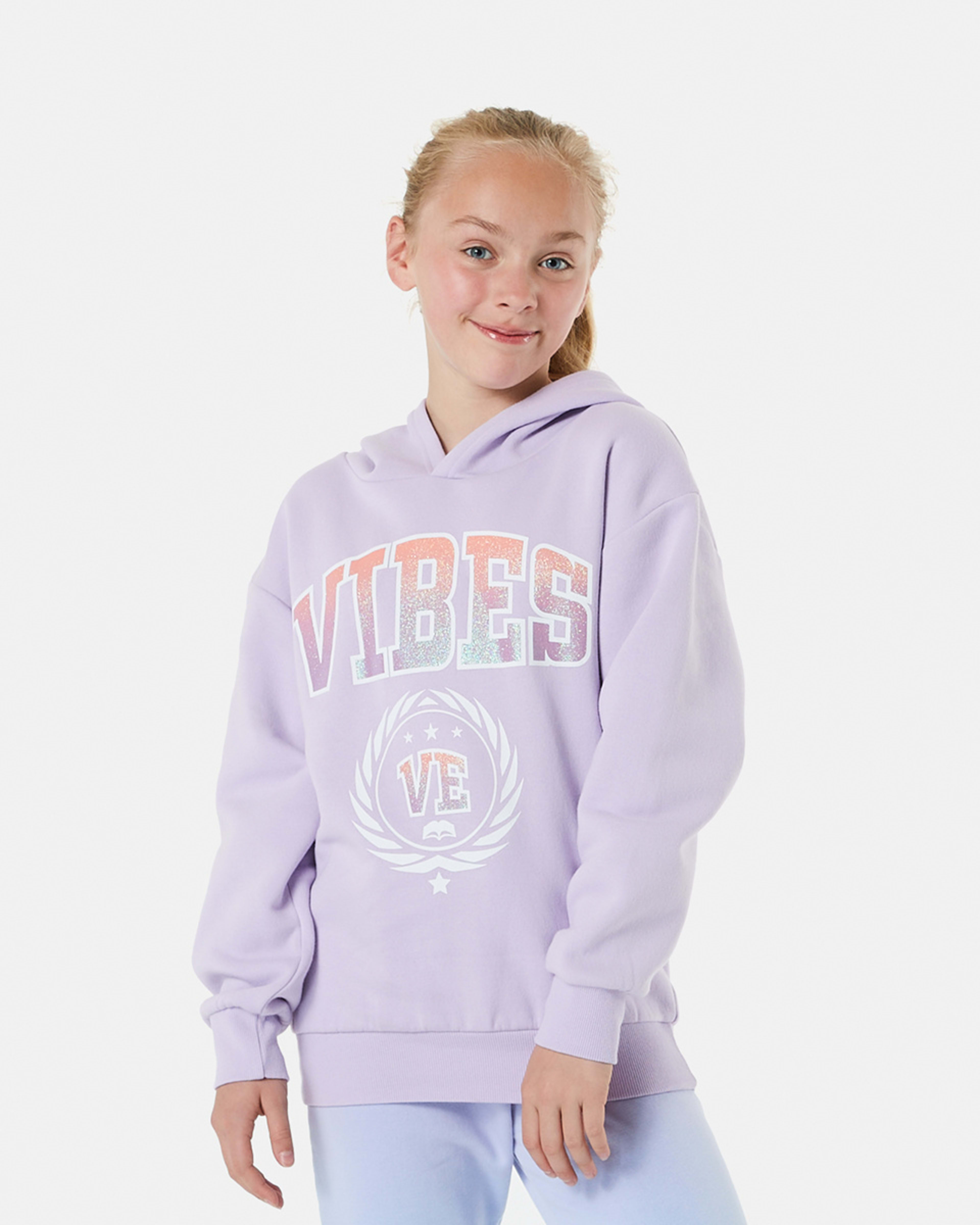 Oversized Print Hoodie Kmart