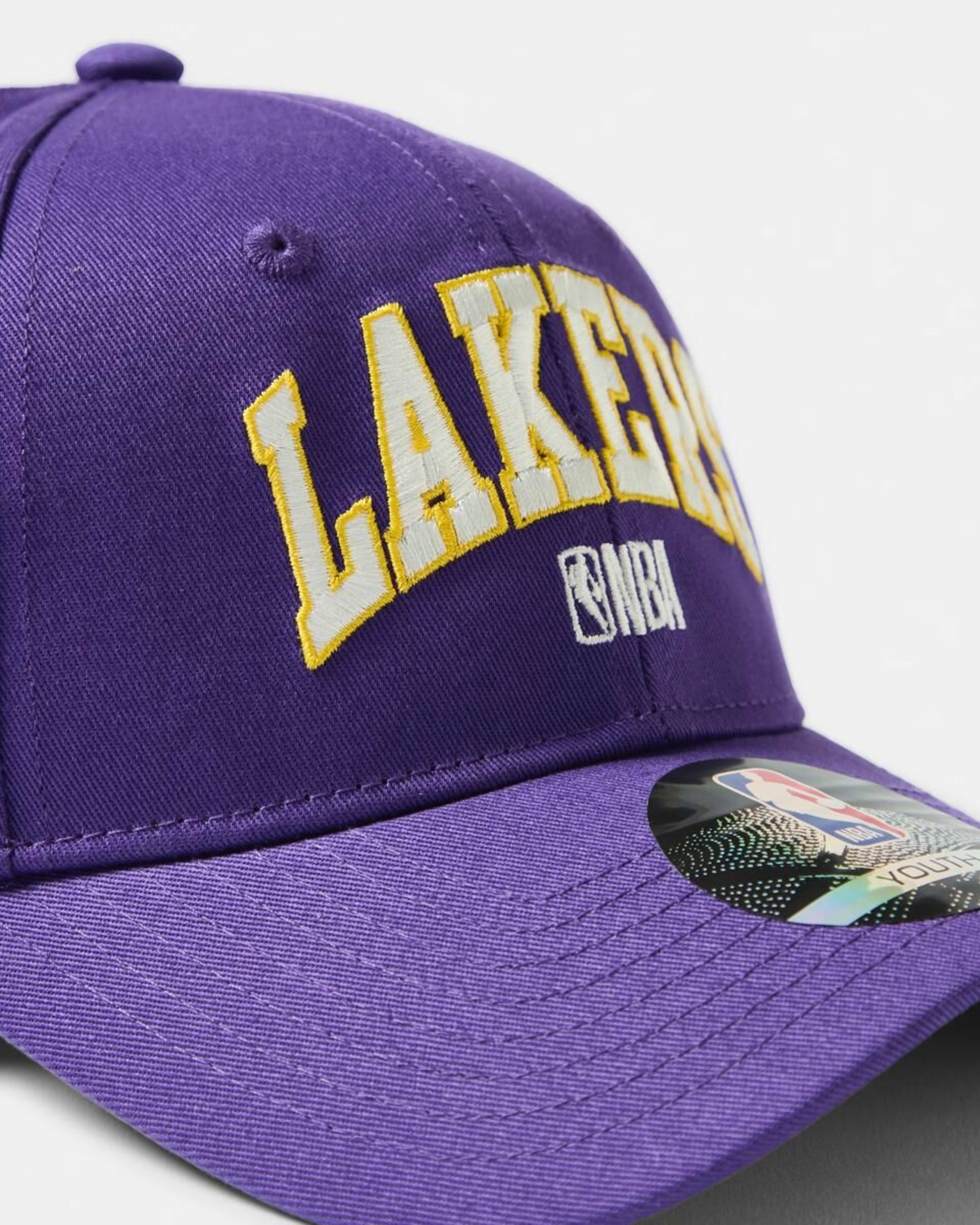 3 Official NBA Adult Cap PURPLE LAKERS CAP, 3 of 3