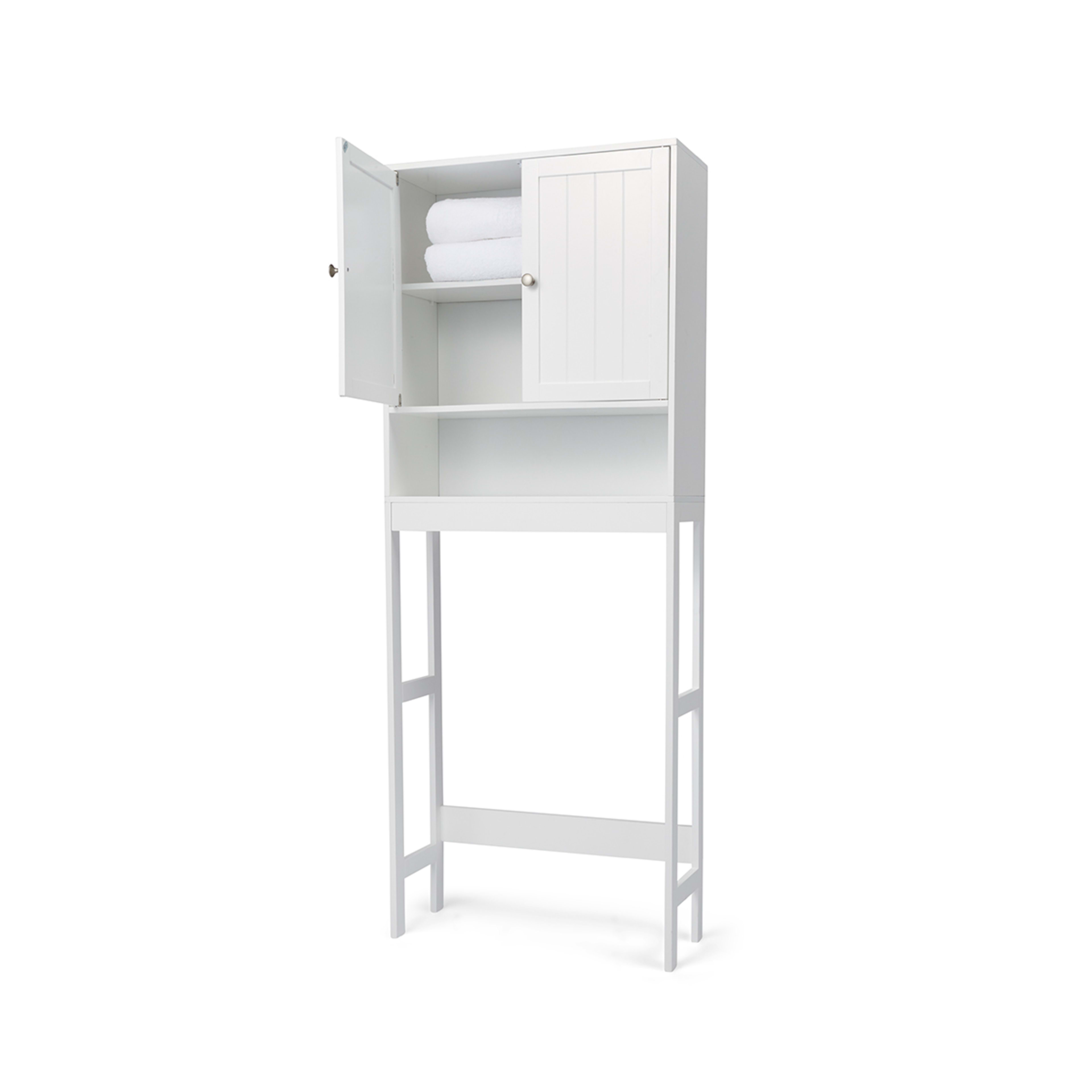 Over Toilet Panelled Shelf Unit Kmart