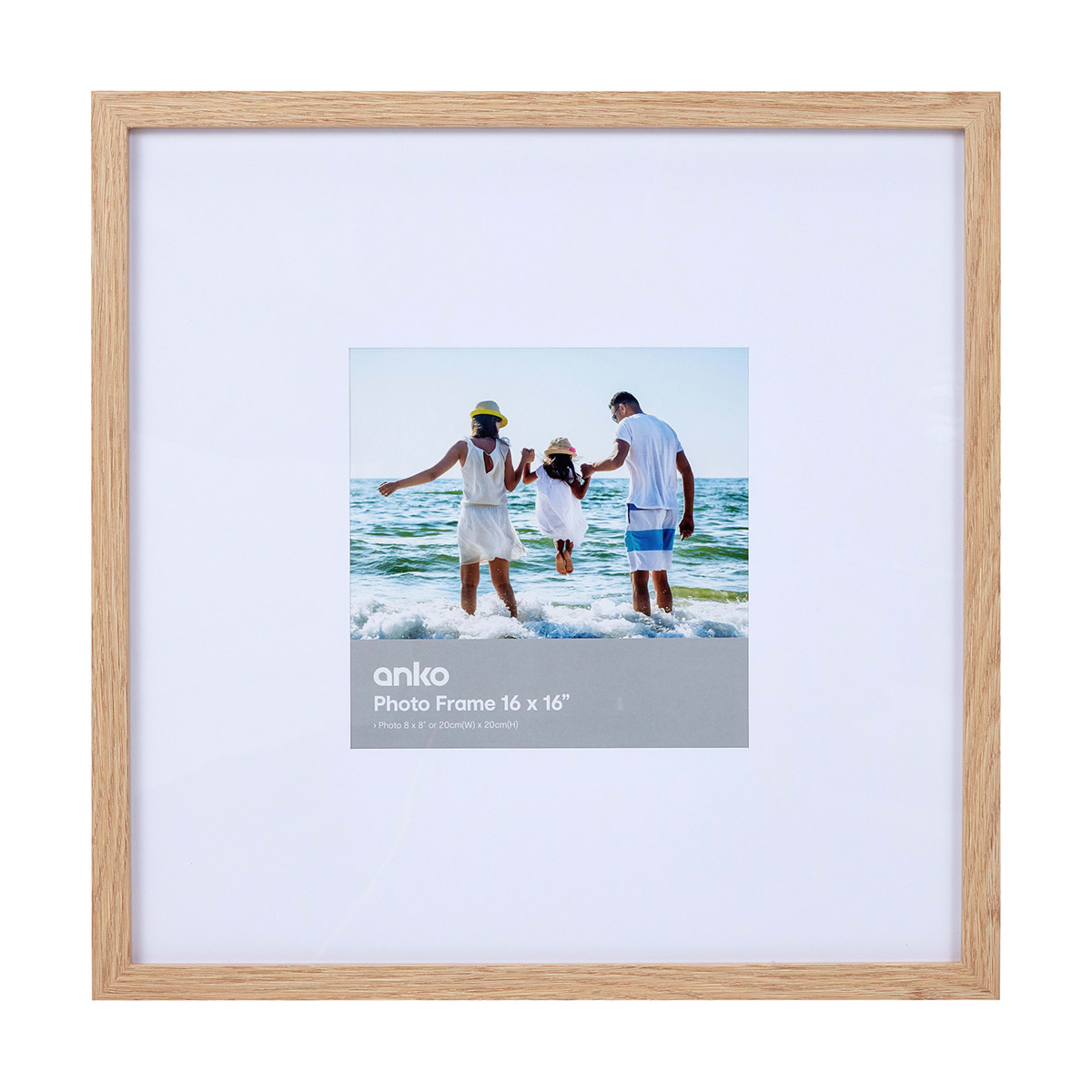 1 Beachport Frame 8in. x 8in. - Oak Look, 1 of 4