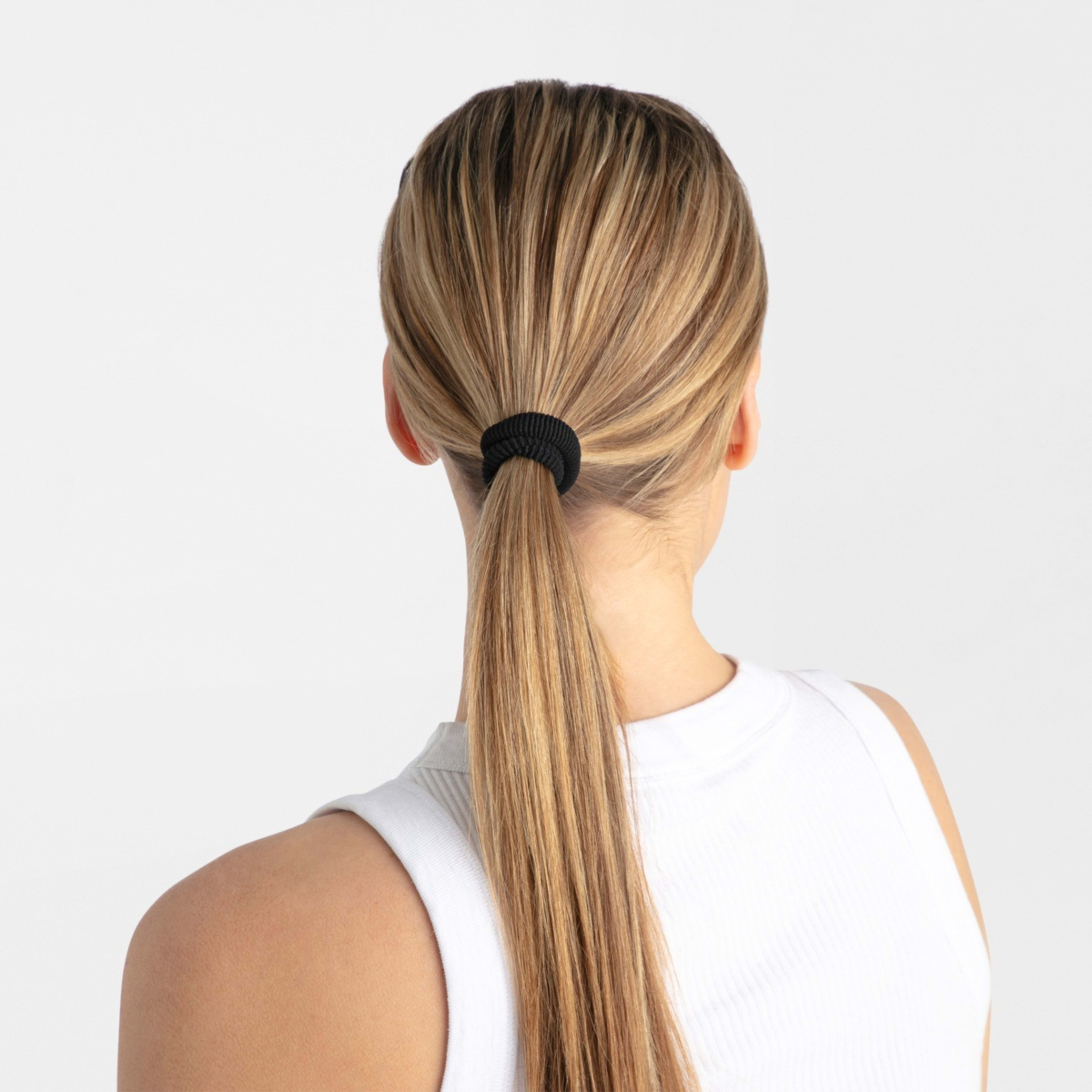 4 OXX Haircare 8 Pack Ponytailers - Black, Extra Large Thick, 4 of 5