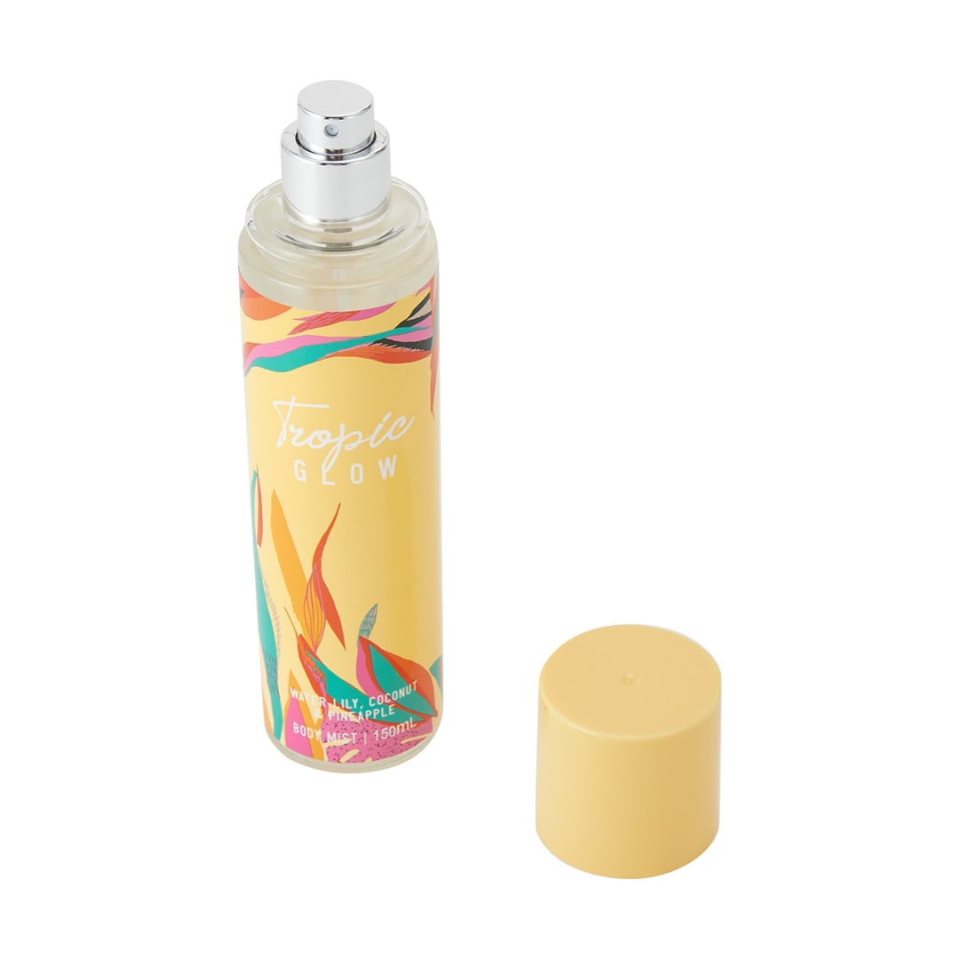 Tropic Glow WaterLily, Coconut and Pineapple Body Mist Kmart