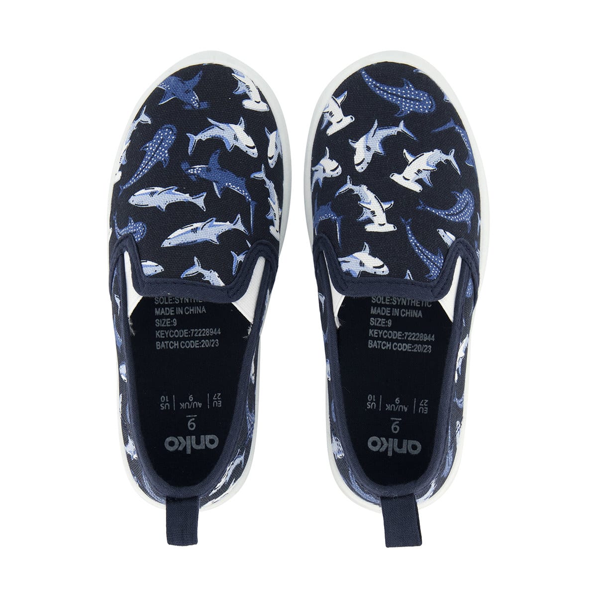 Junior Slipon Canvas Sneakers Kmart