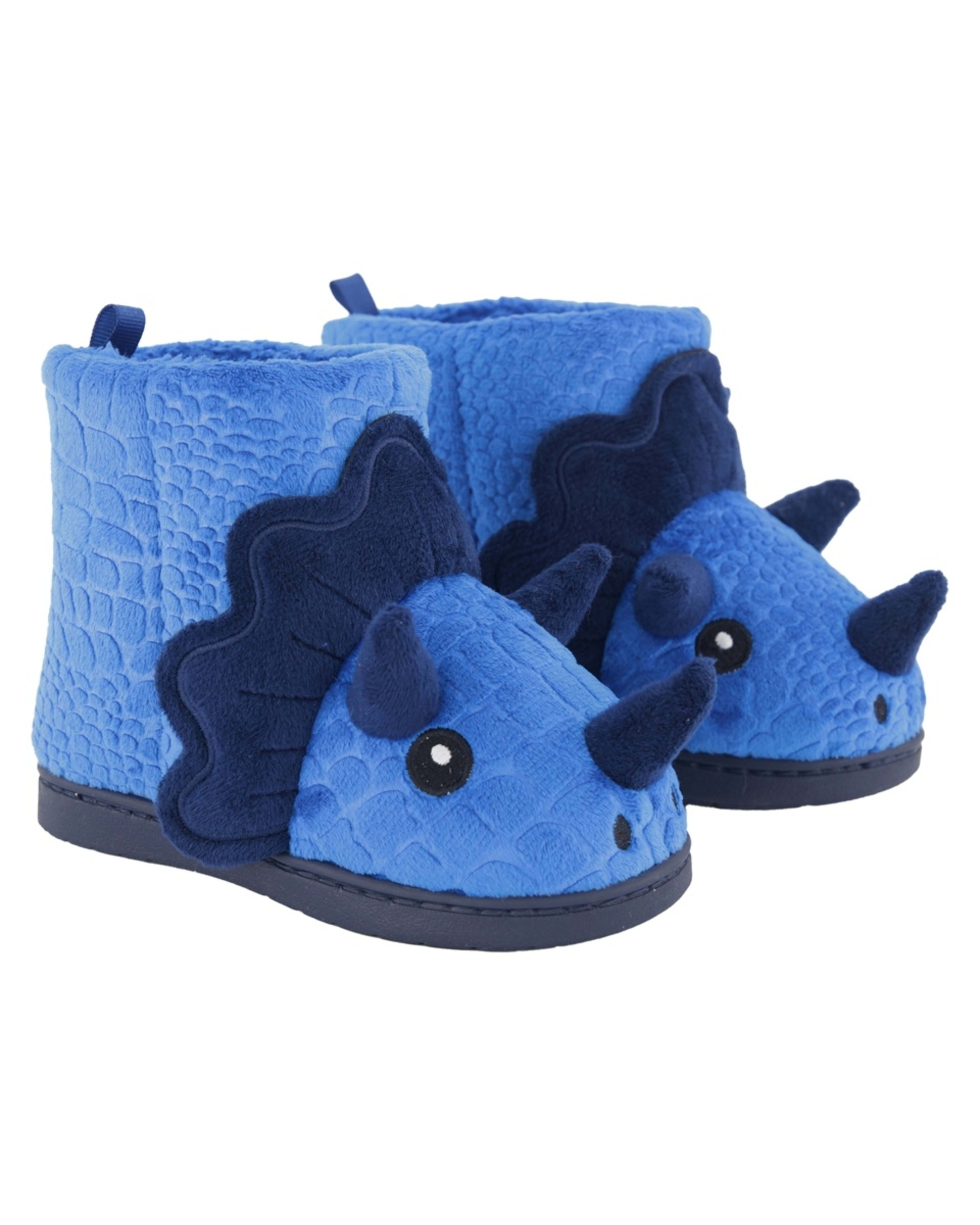 2 Junior Novelty Slipper Boots Strong Blue, 2 of 5