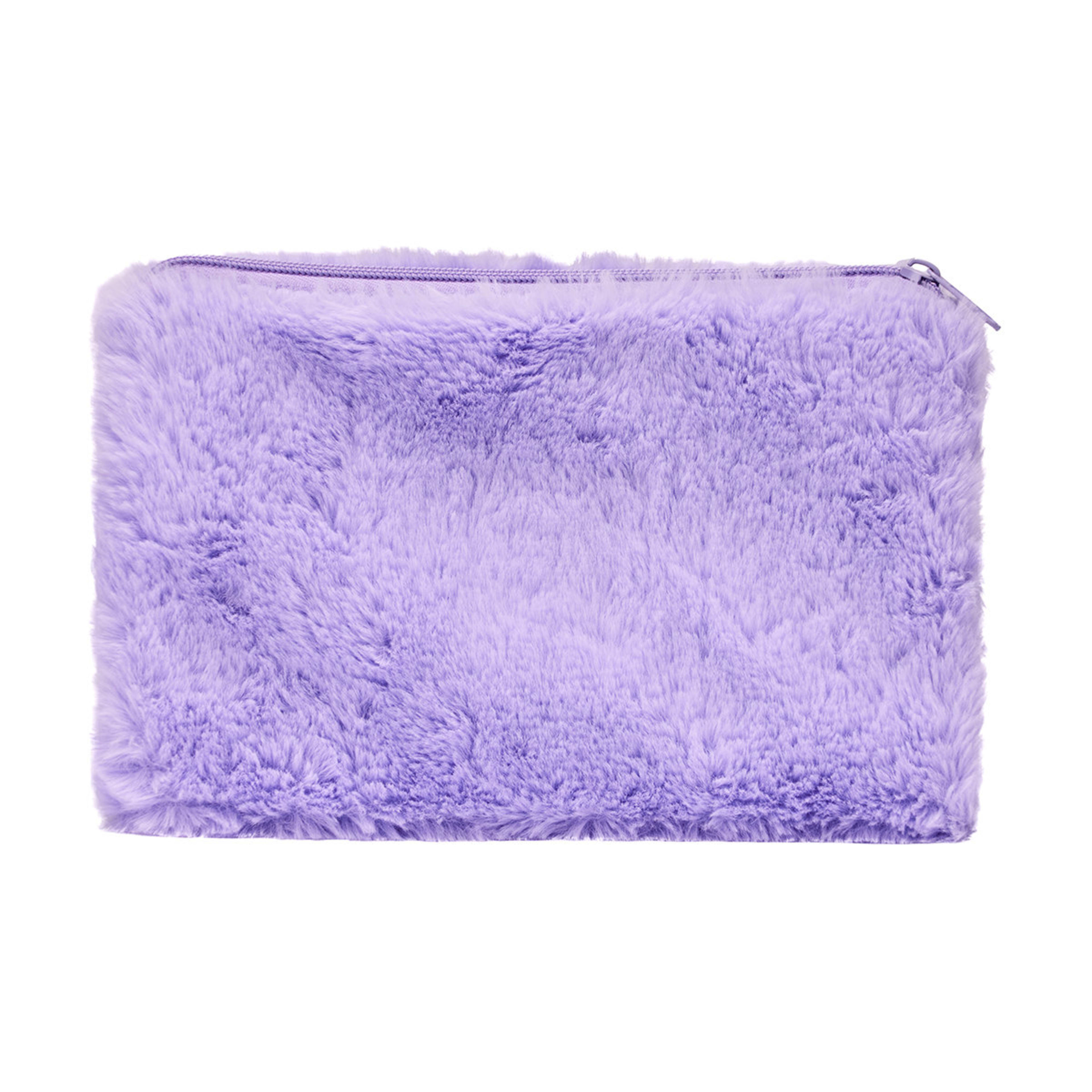 Fluffy Pencil Case Hearts Kmart