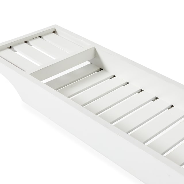 White Bath Caddy Kmart