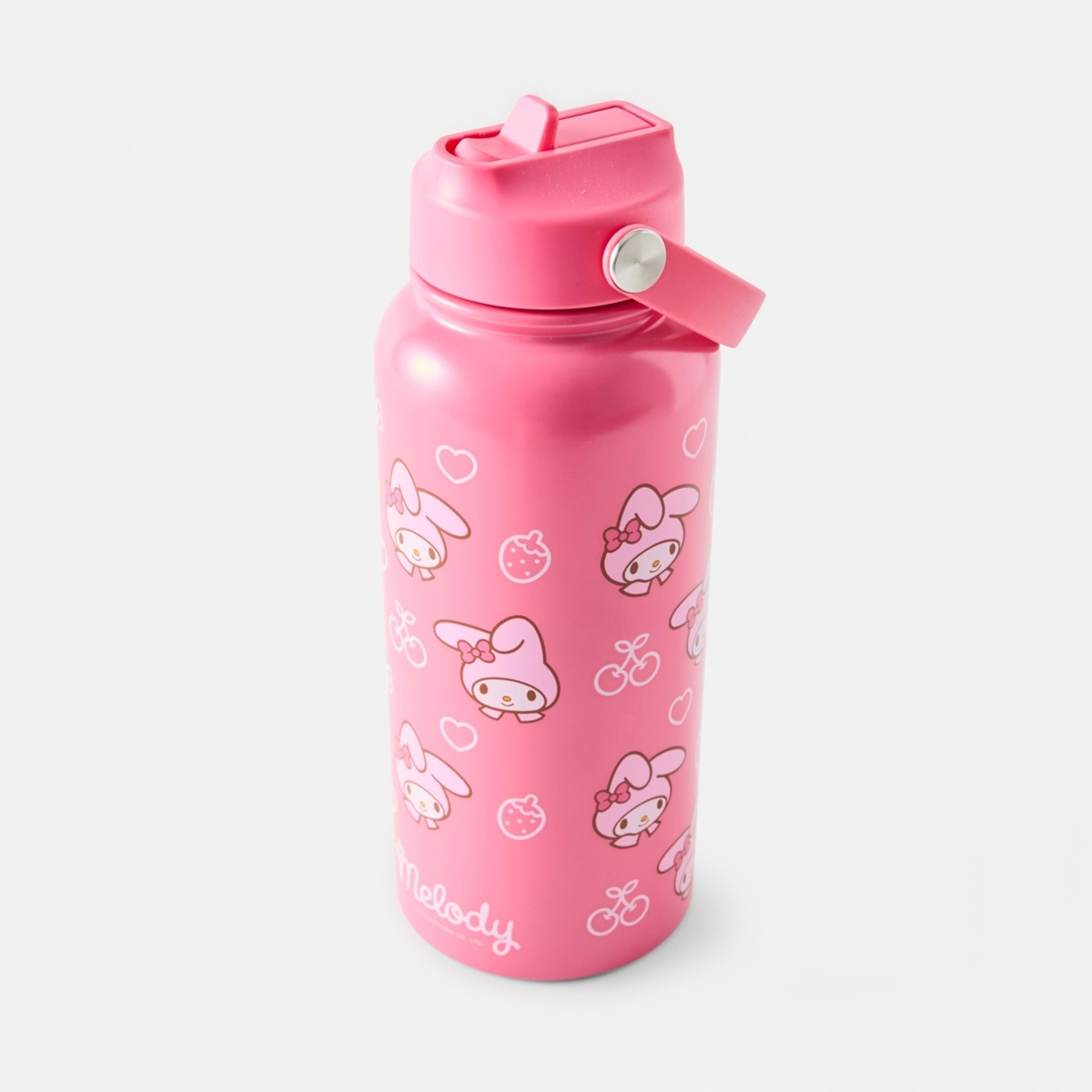 3 946ml Pink My Melody Stainless Steel Cylinder Drink Bottle, 3 of 5