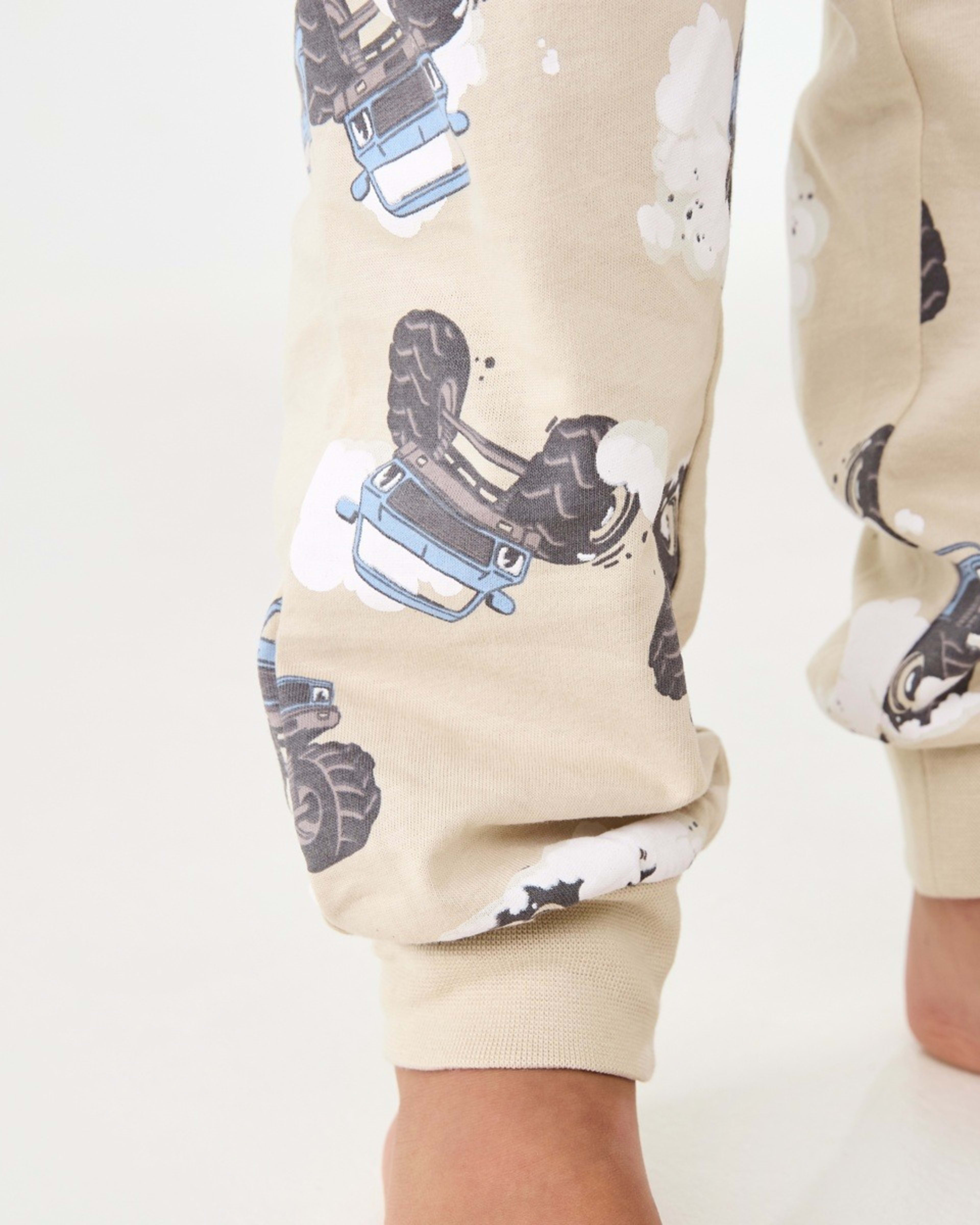 5 Jersey Pyjama Set Blu Truck, 5 of 9
