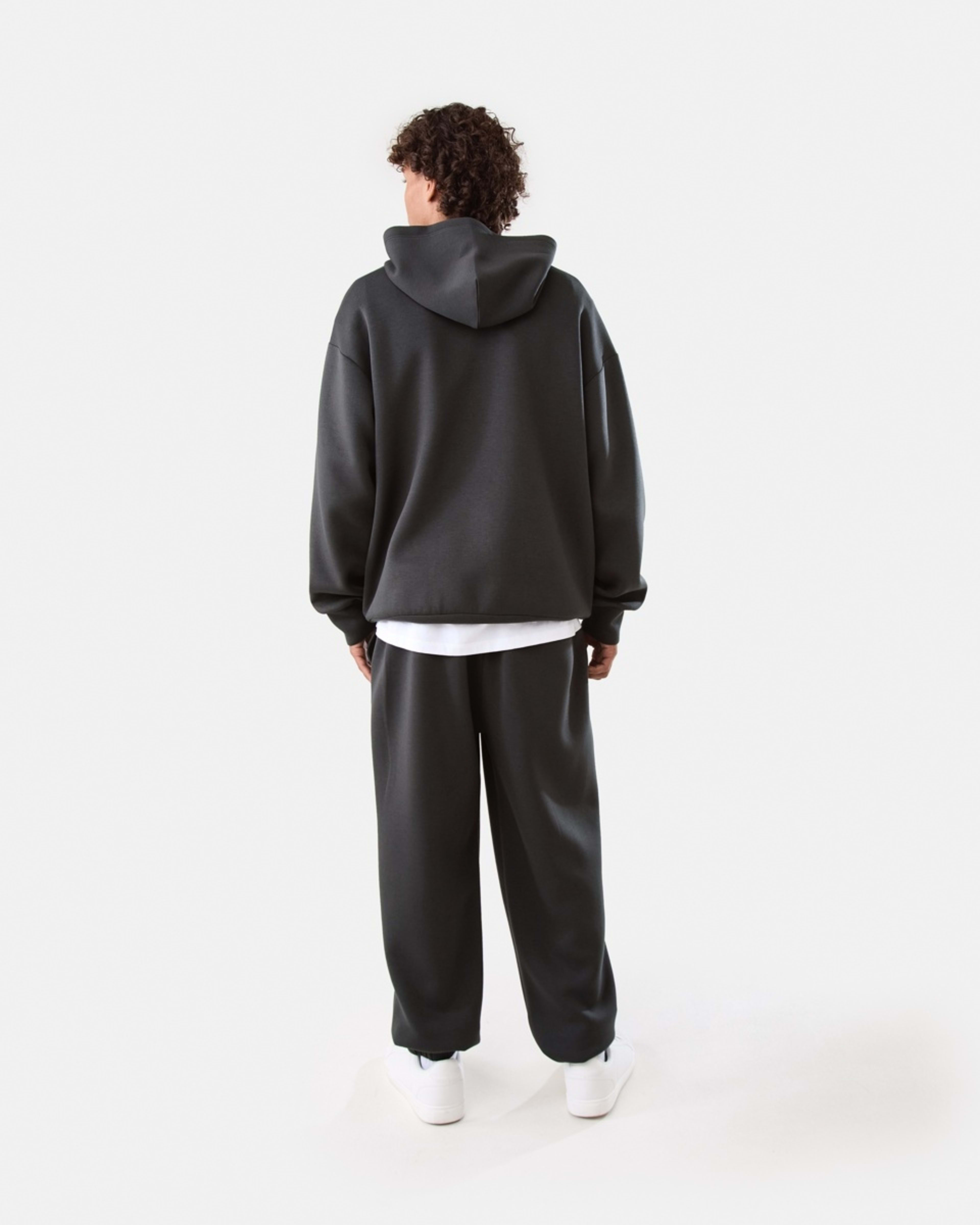 4 Oversized Scuba Hoodie VOLCANIC ROCK, 4 of 9