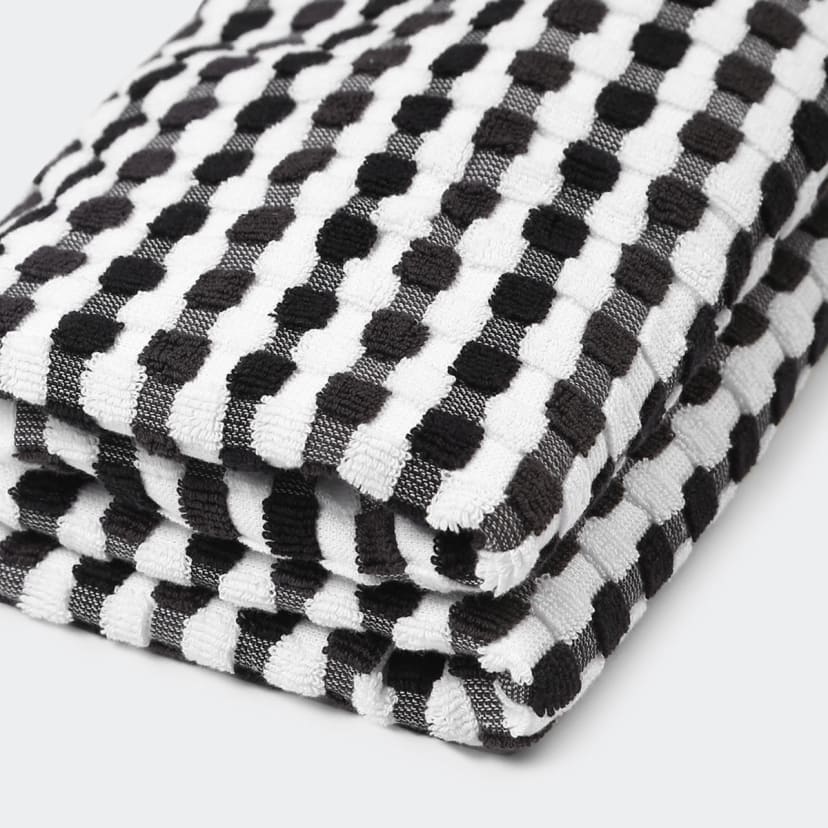 Monochrome Popcorn Bath Towel Kmart