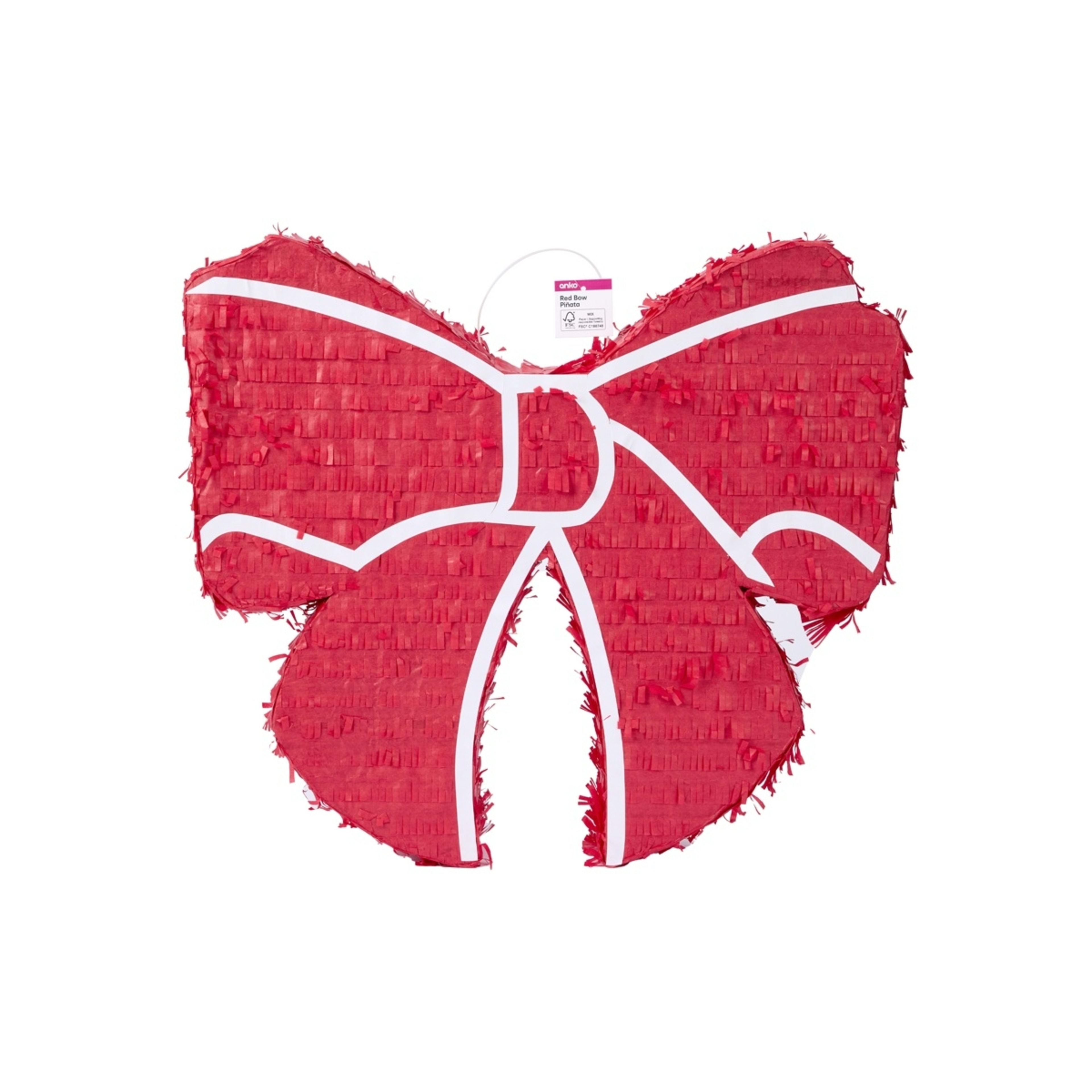 6 Red Bow Pinata, 6 of 6