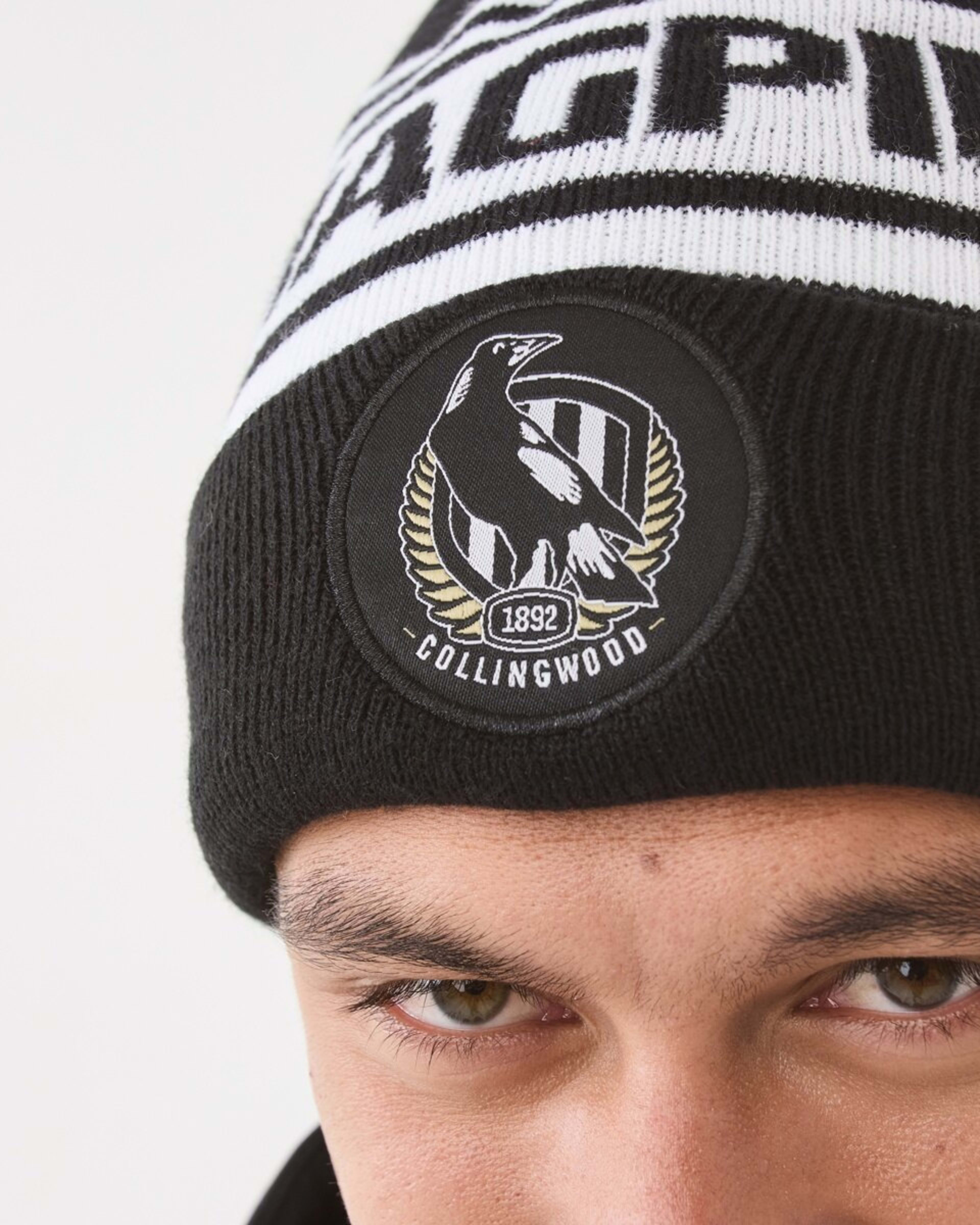 4 AFL Adult Beanie Collingwood, 4 of 6