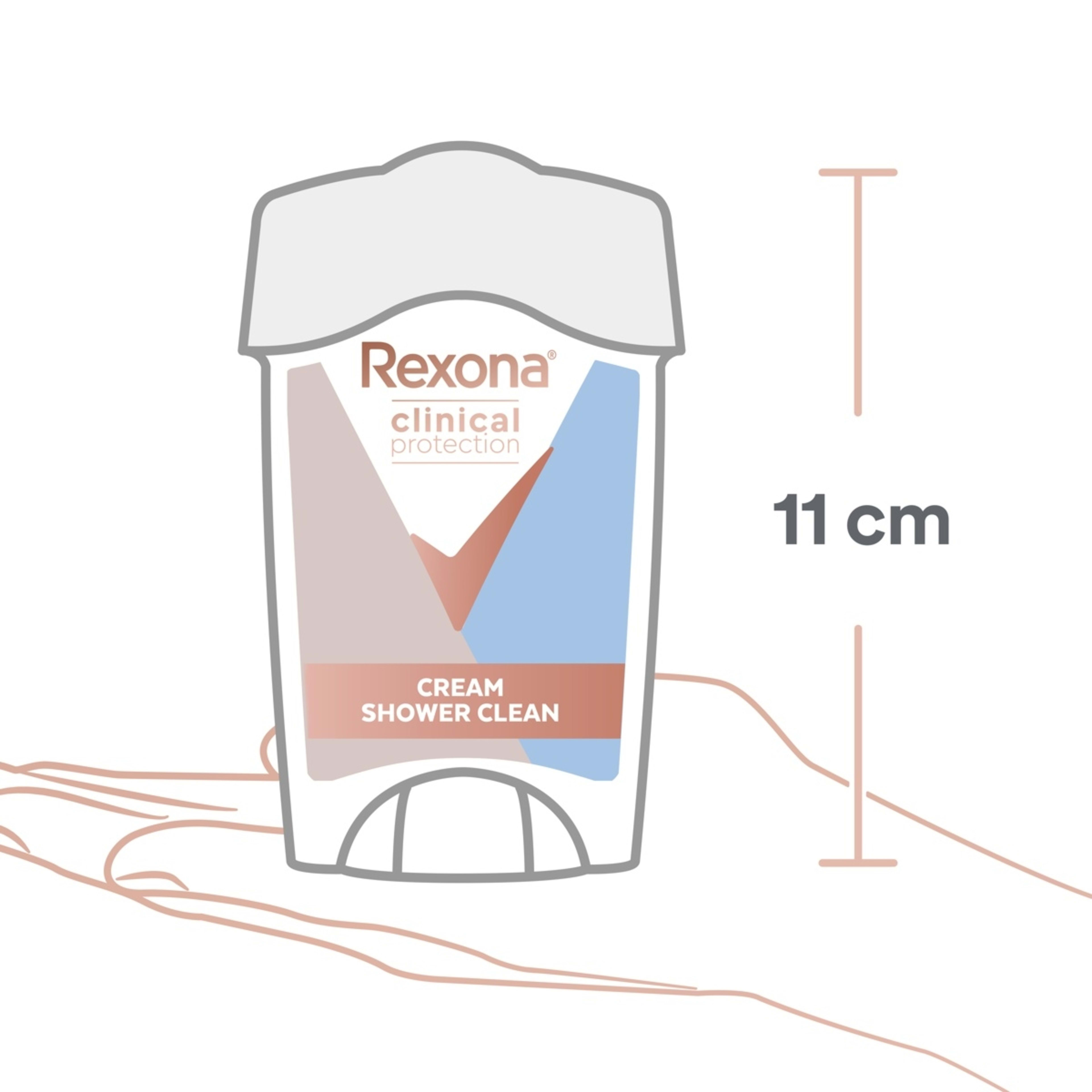 10 Rexona Shower Clean Clinical Protection Antiperspirant 45ml, 10 of 10