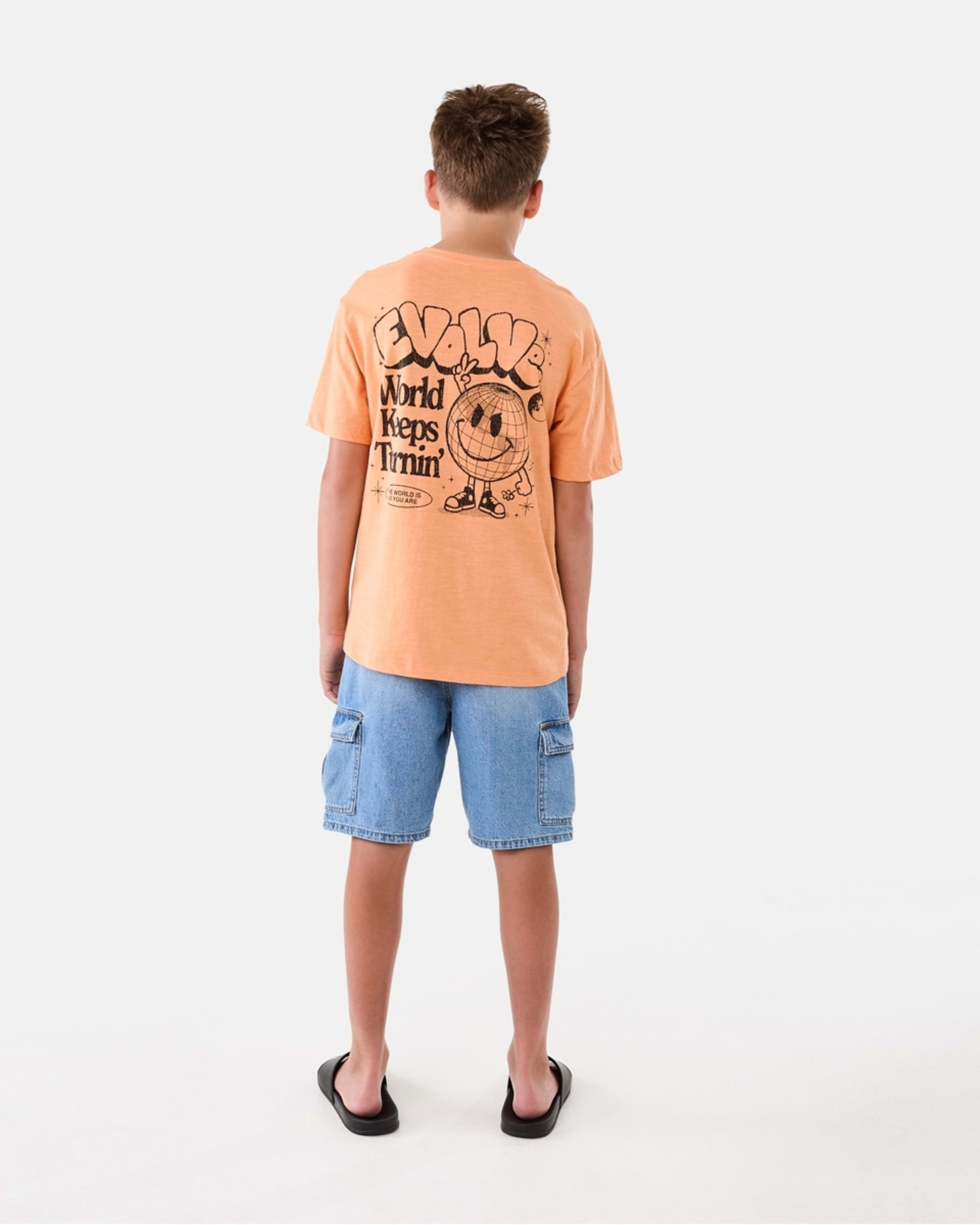 7 Short Sleeve Back Print T-shirt Org Evolve, 7 of 9