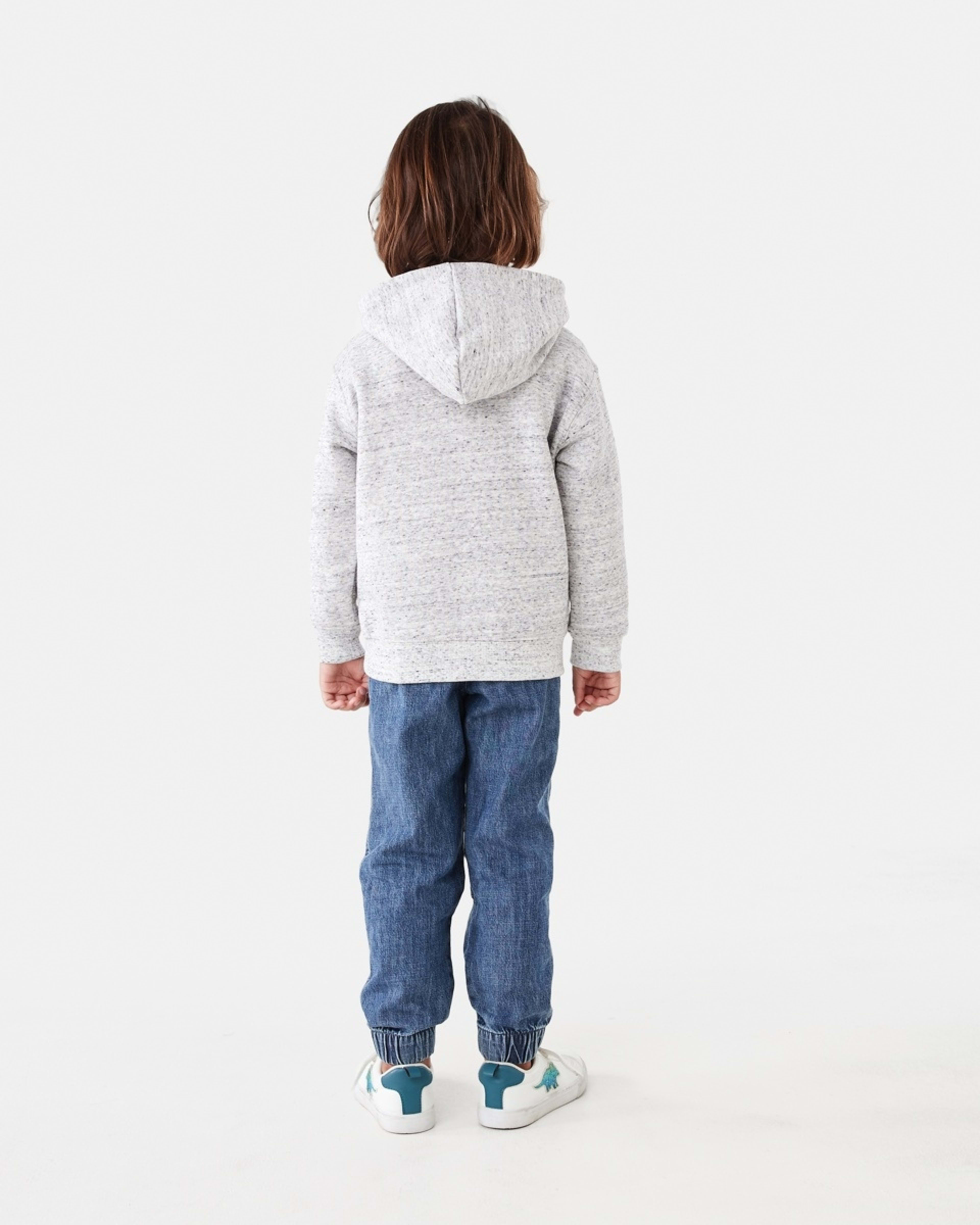 7 Applique Hoodie Diggers Grey Marle, 7 of 9